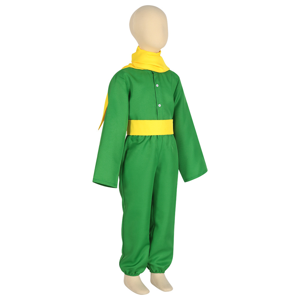 (150C) Kids Little Prince Costume Set Boys Stage Performance Outfit for Halloween Party Cosplay Roleplay