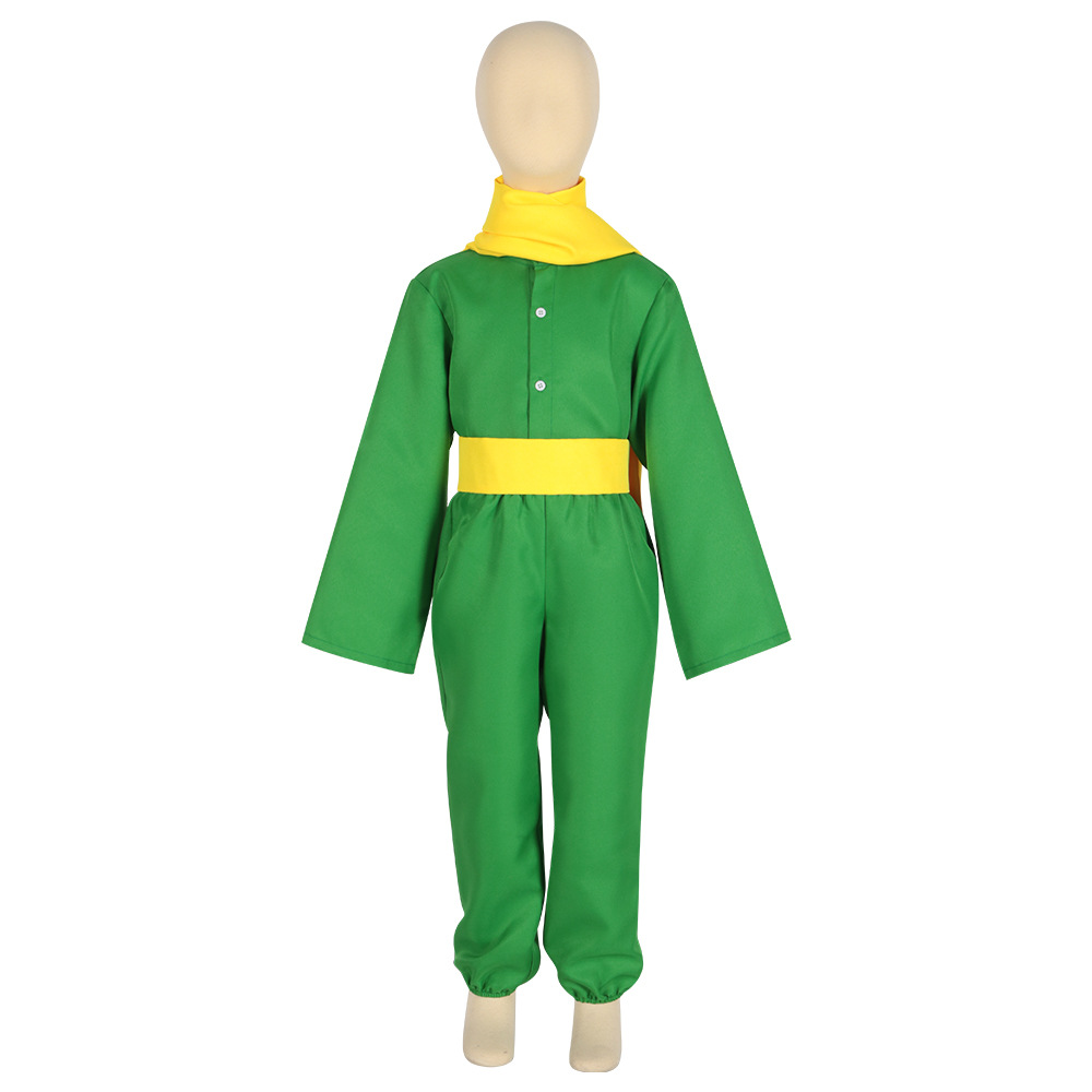 (150C) Kids Little Prince Costume Set Boys Stage Performance Outfit for Halloween Party Cosplay Roleplay