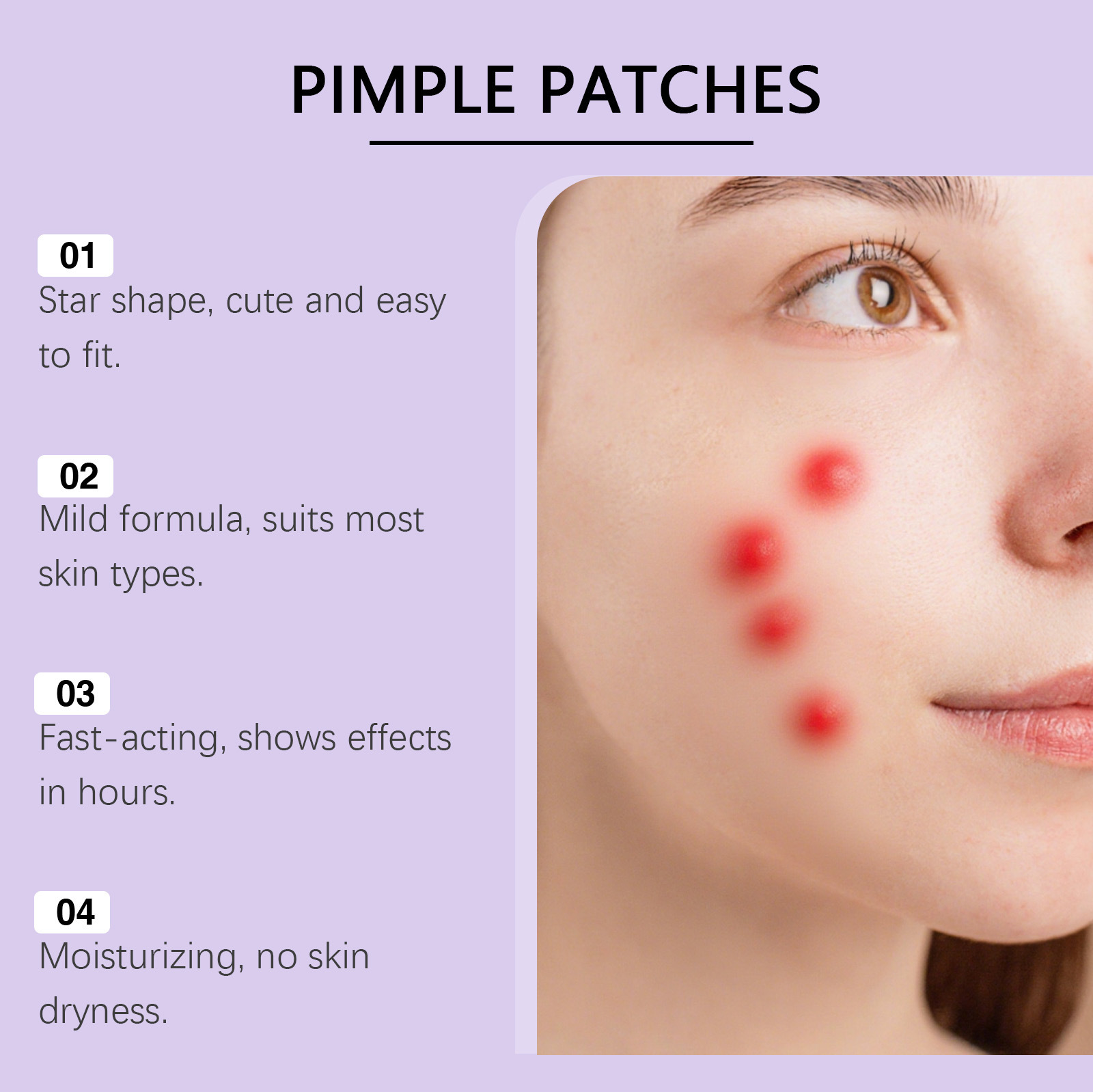 Star Pimple Patch For Covering Blemishes Soothing Skin And Gentle Acne Care Daily Face Treatment
