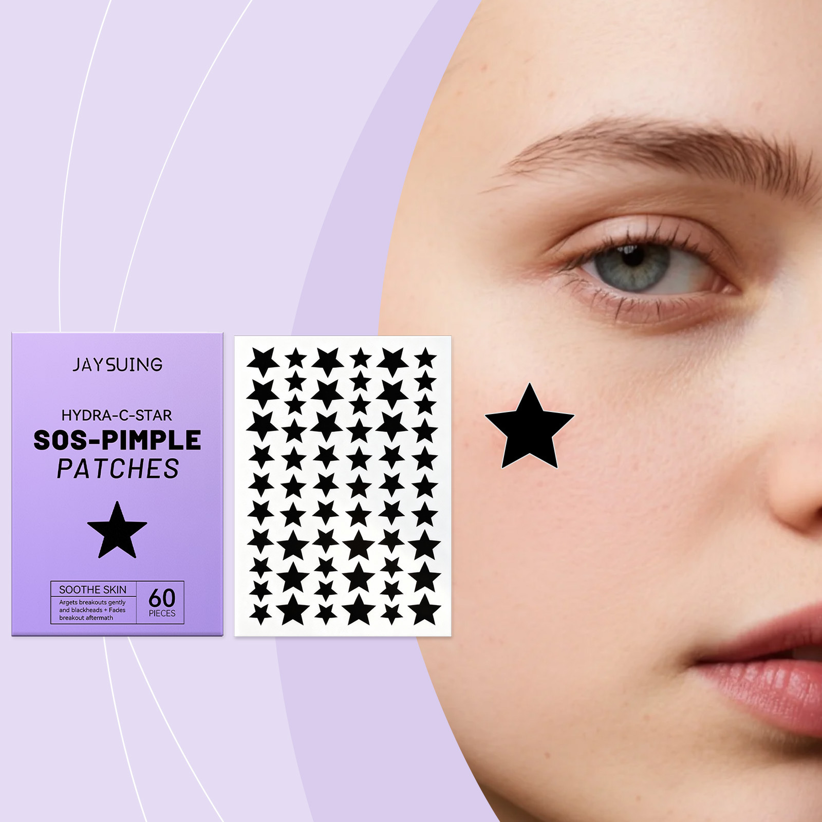 Star Pimple Patch For Covering Blemishes Soothing Skin And Gentle Acne Care Daily Face Treatment