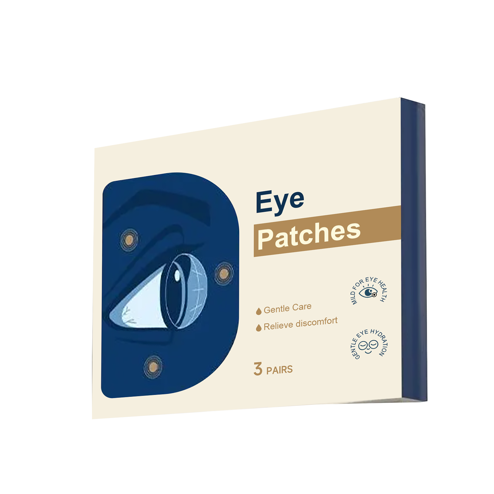 Cool Eye Patch Gentle Nourishing Moisturizing Comfort Portable Daily Care Household Essential Eye Protection Sticker