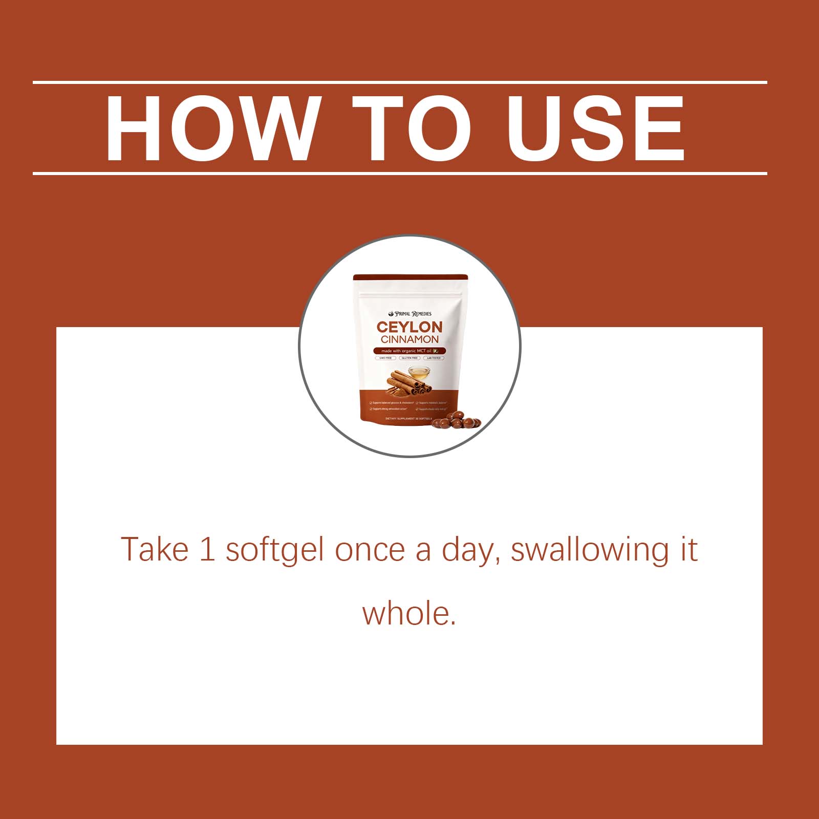 Cinnamon Soft Capsules Mild Formula Dietary Supplement Nourish Body Energy Comfort Balance Daily Body Care Nutritional Softgel Health Support
