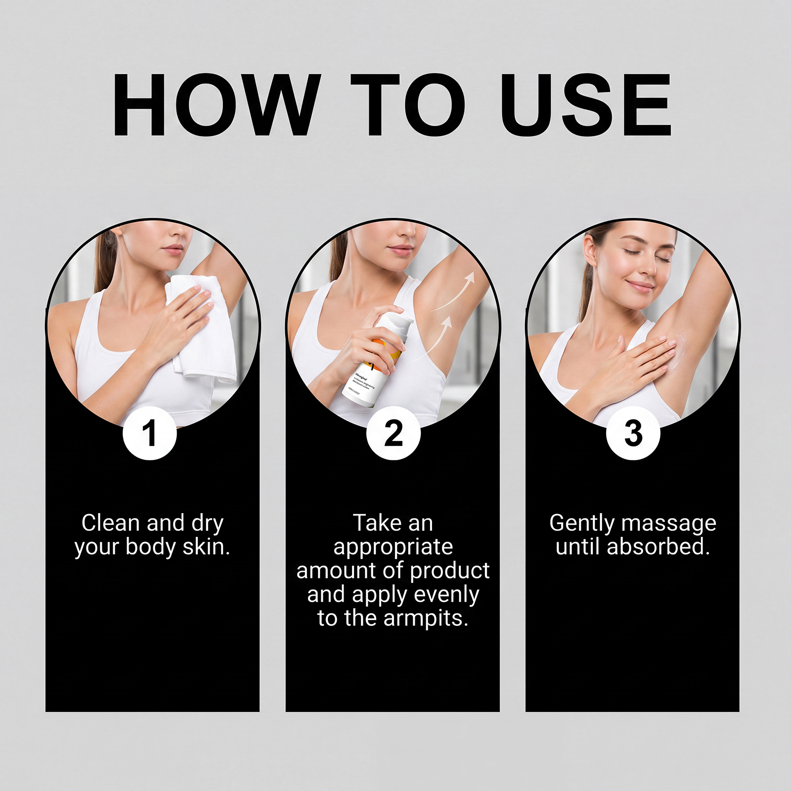 Underarm Brightening Cream Moisturizing Hydrating Softening Delicate Bright Mild Smooth Quick Absorb Skin Care Body Complexion
