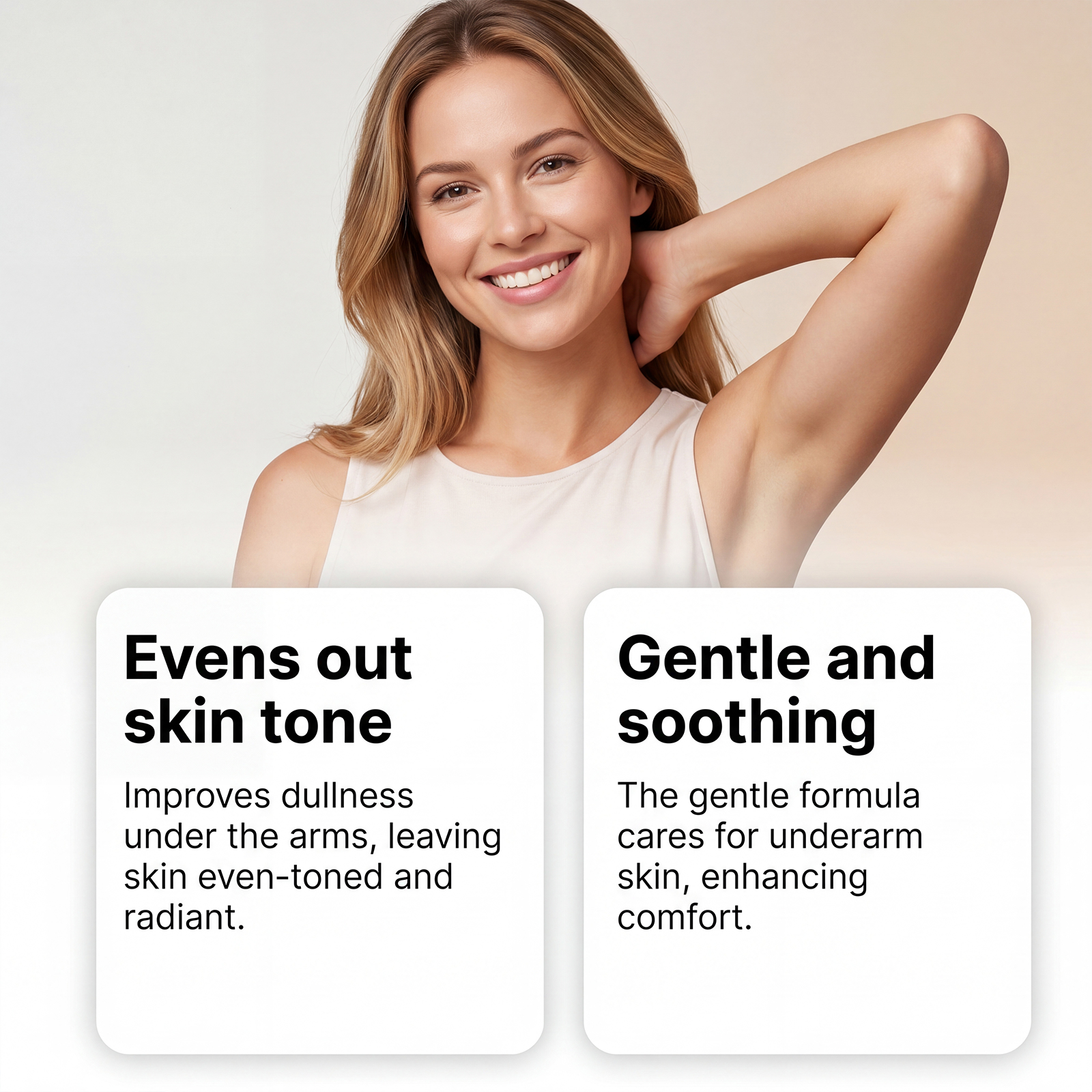 Underarm Brightening Cream Moisturizing Hydrating Softening Delicate Bright Mild Smooth Quick Absorb Skin Care Body Complexion