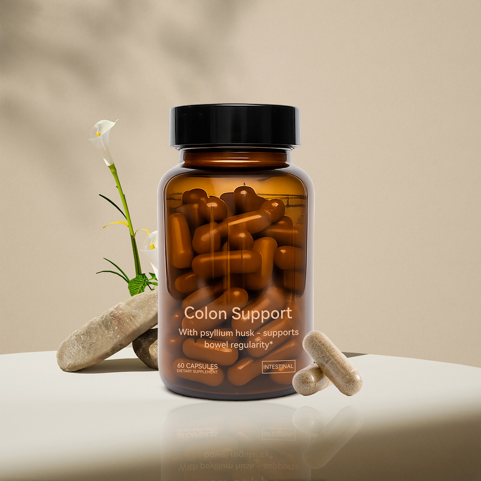Intestine Care Capsules Mild Protect Comfort Daily Nutrition Supplement Convenient Body Maintenance For Human Gut Health Support