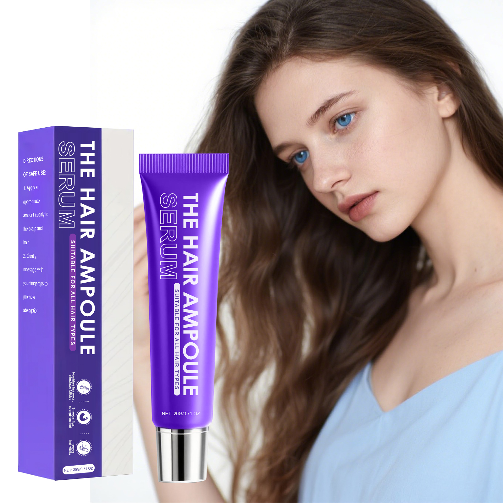 Hair Nourishing Care Essence Liquid Mild Moisturizing Scalp Treat Soft Smooth Hair Boost Root Strand Vitality