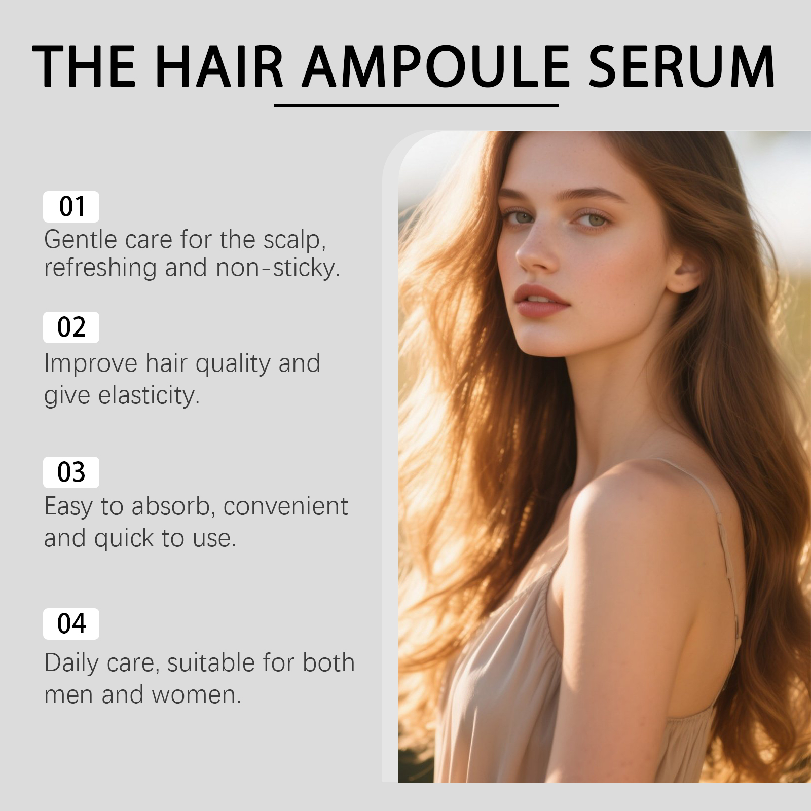 Hair Nourishing Care Essence Liquid Mild Moisturizing Scalp Treat Soft Smooth Hair Boost Root Strand Vitality