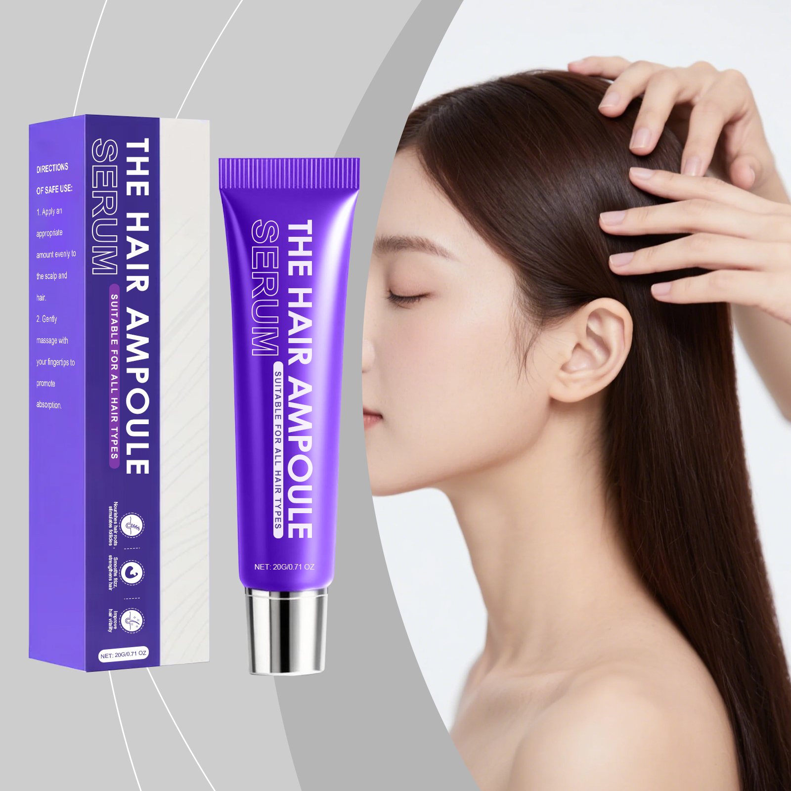 Hair Nourishing Care Essence Liquid Mild Moisturizing Scalp Treat Soft Smooth Hair Boost Root Strand Vitality