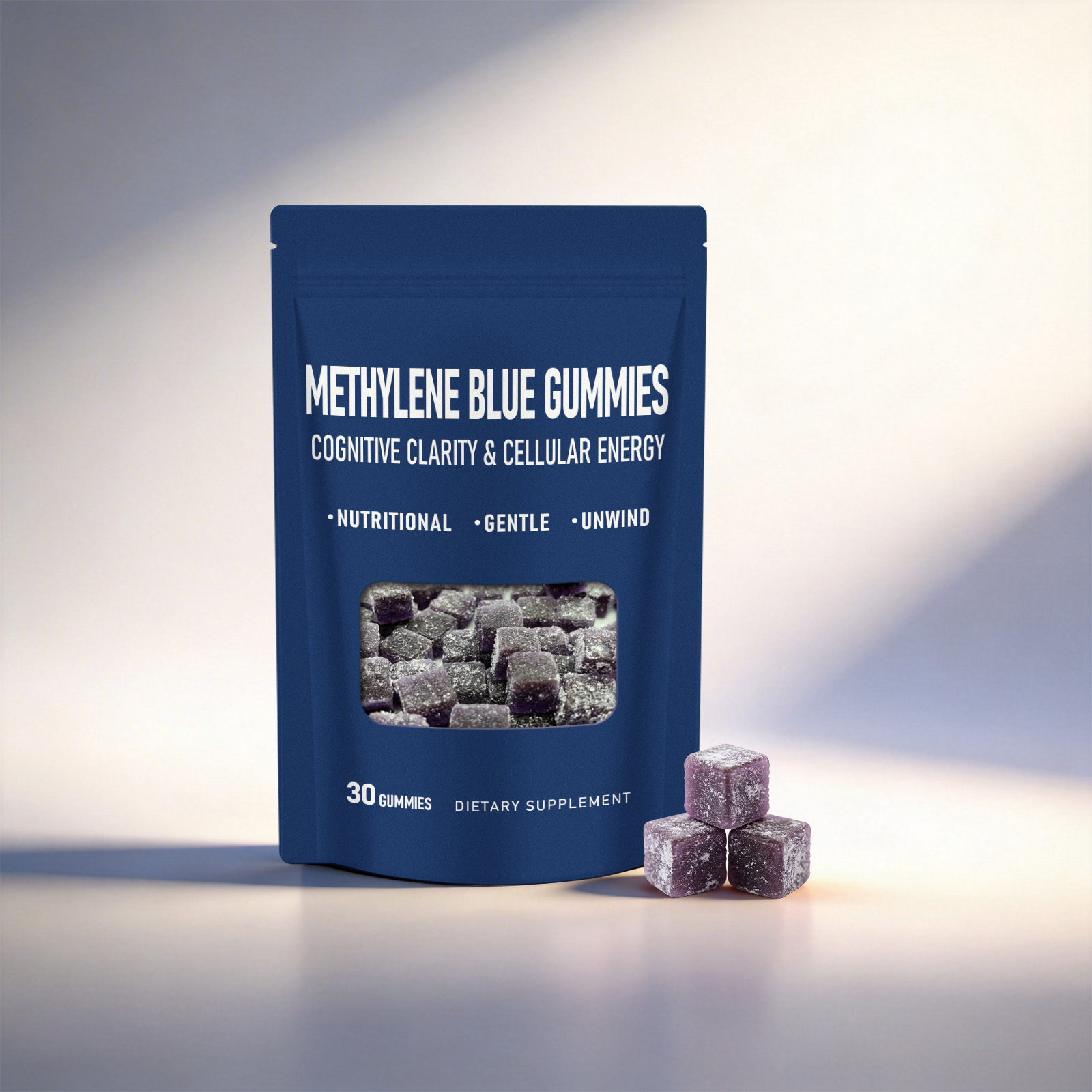 Methylene Blue Nutrient Gummy Nourish Body Supplement Oral Candy Daily Boost Vitality Energy Health Food For Human Daily Intake