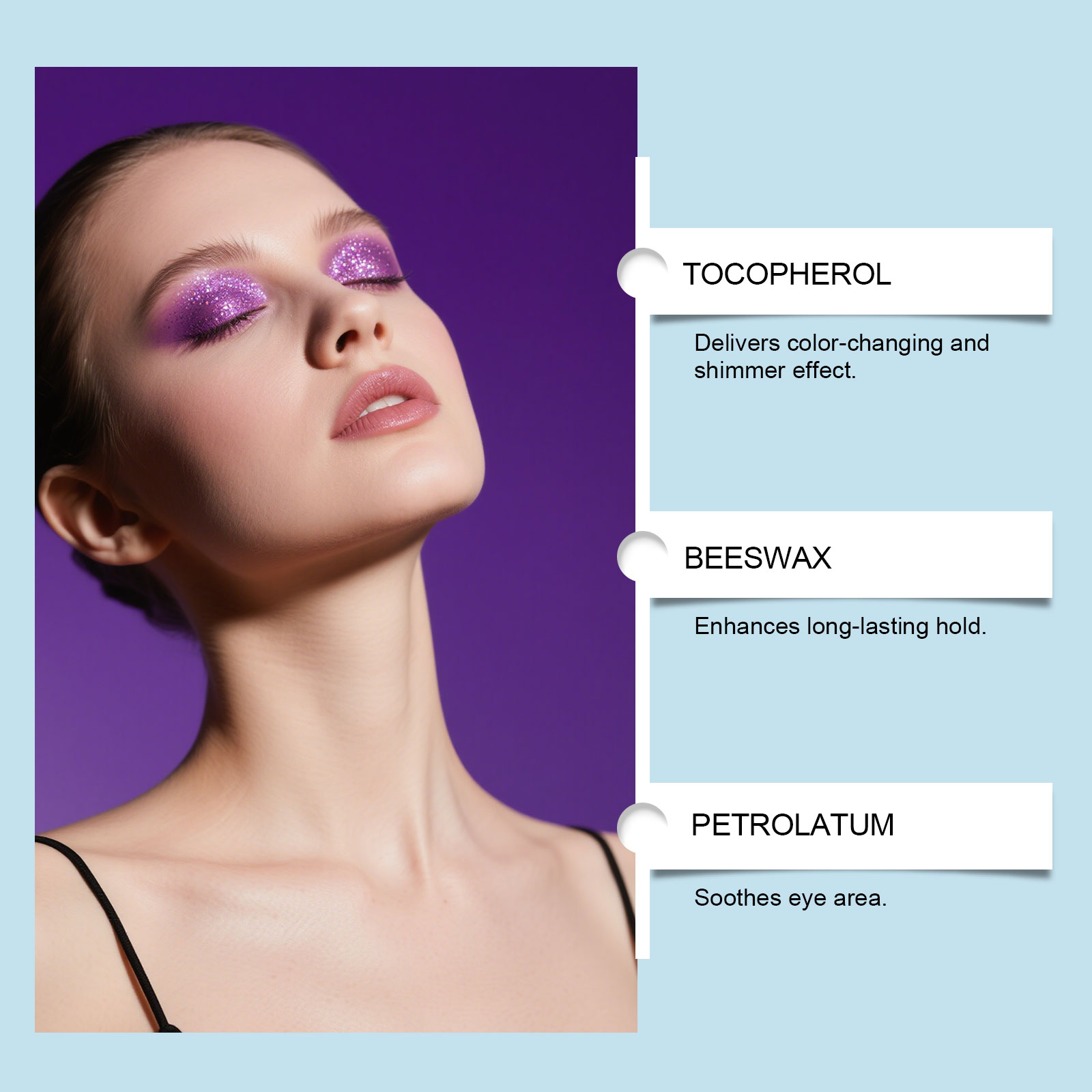 (02) Gel Eyeliner Smooth Fluid Natural Outline Color Retain Makeup Anti Smudge Daily Facial Makeup
