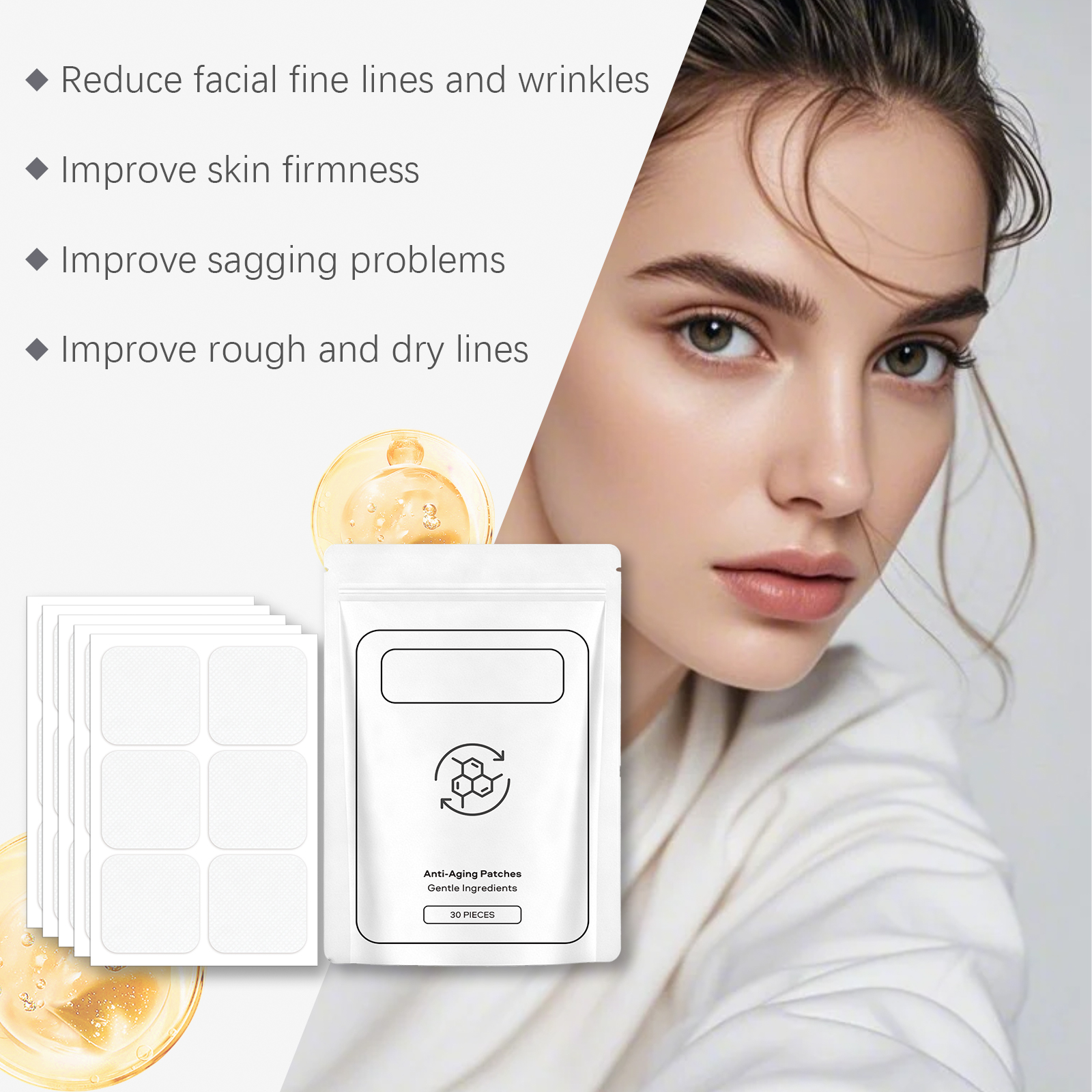 Skin Care Auxiliary Patch Tight Adhesive Long Lasting Soft Moist Comfort Portable Individual Health Care