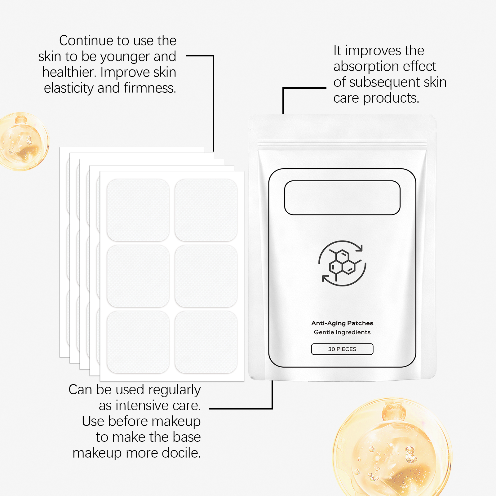 Skin Care Auxiliary Patch Tight Adhesive Long Lasting Soft Moist Comfort Portable Individual Health Care
