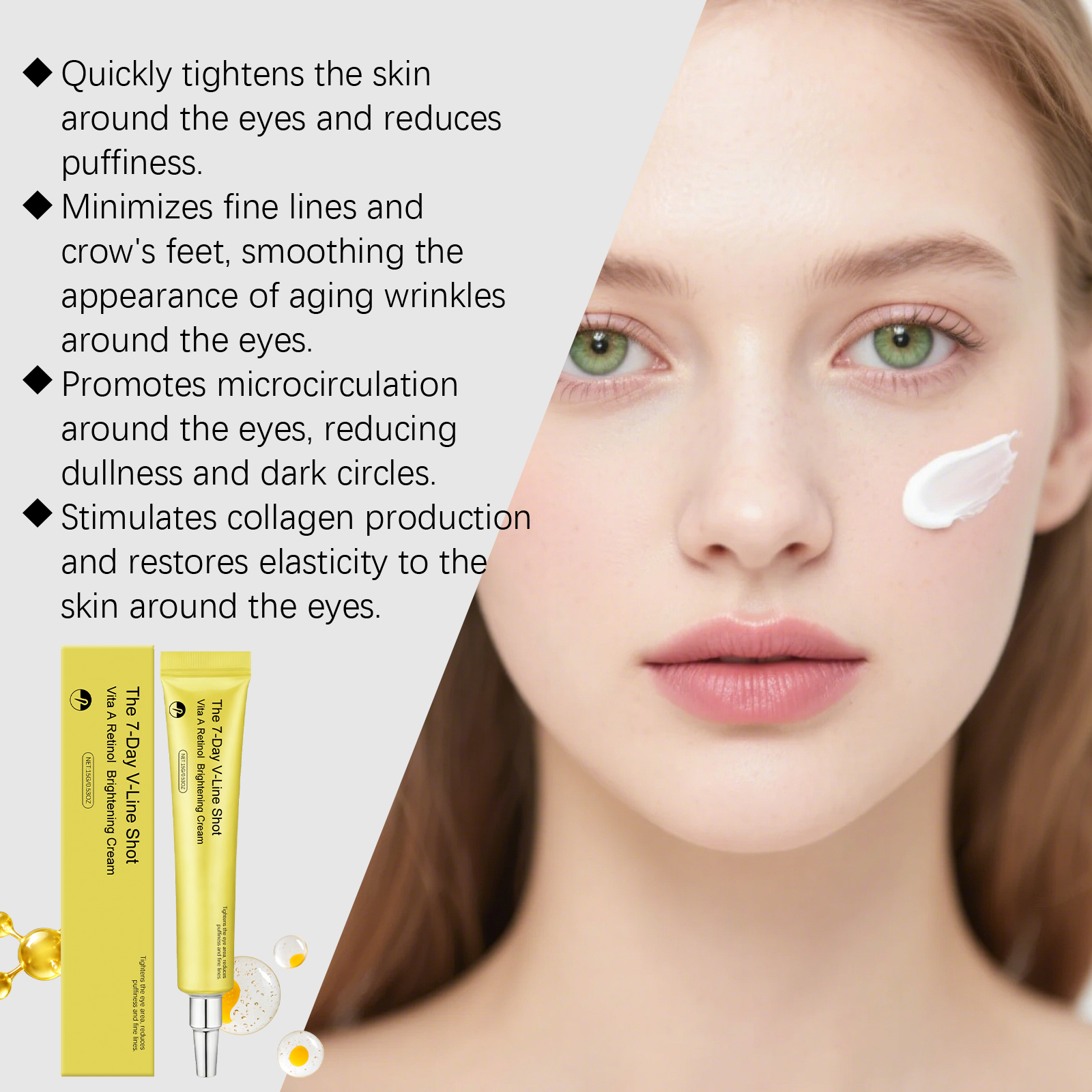 Firming Essence Eye Cream Deep Nourish Tighten Around Orbital Skin Area