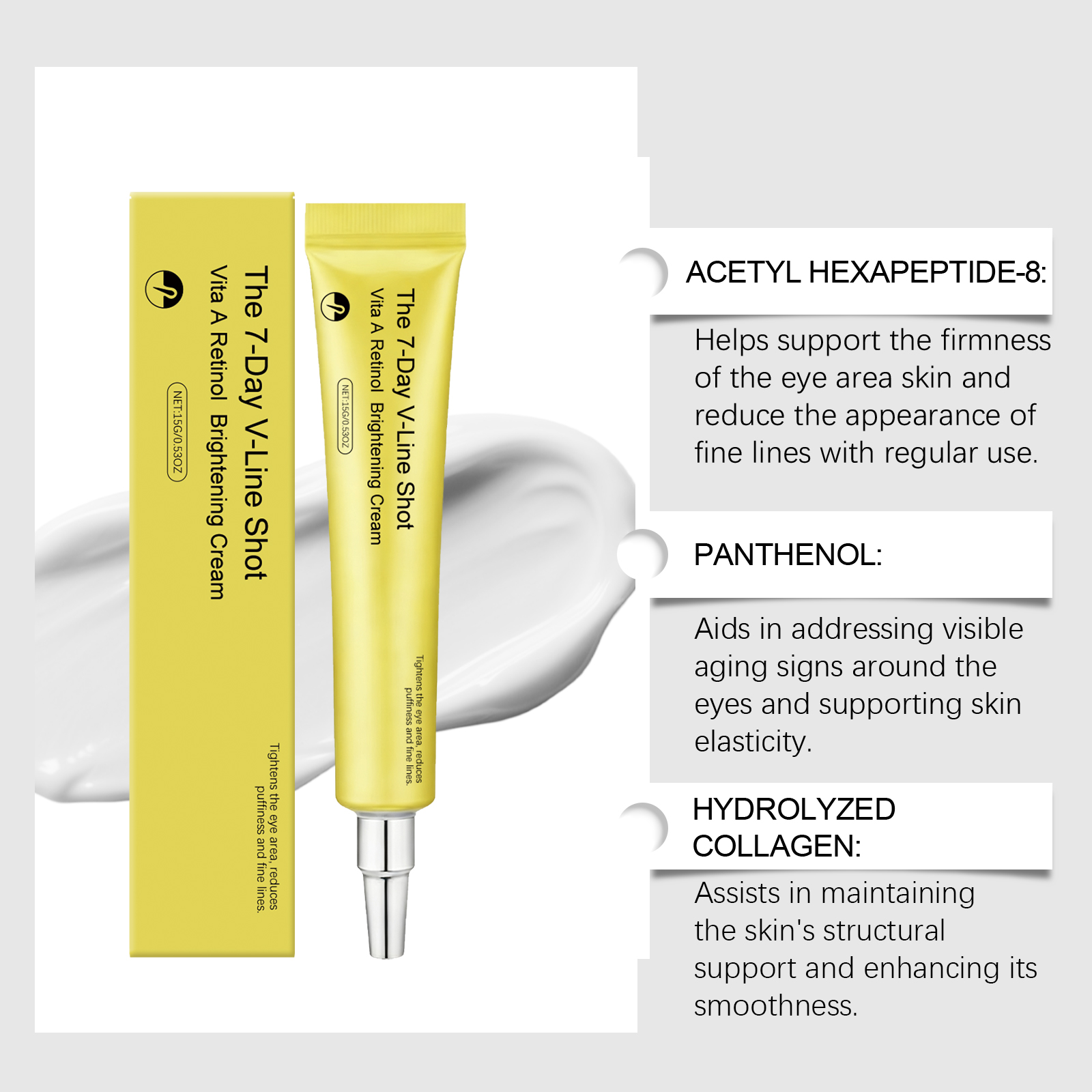 Firming Essence Eye Cream Deep Nourish Tighten Around Orbital Skin Area