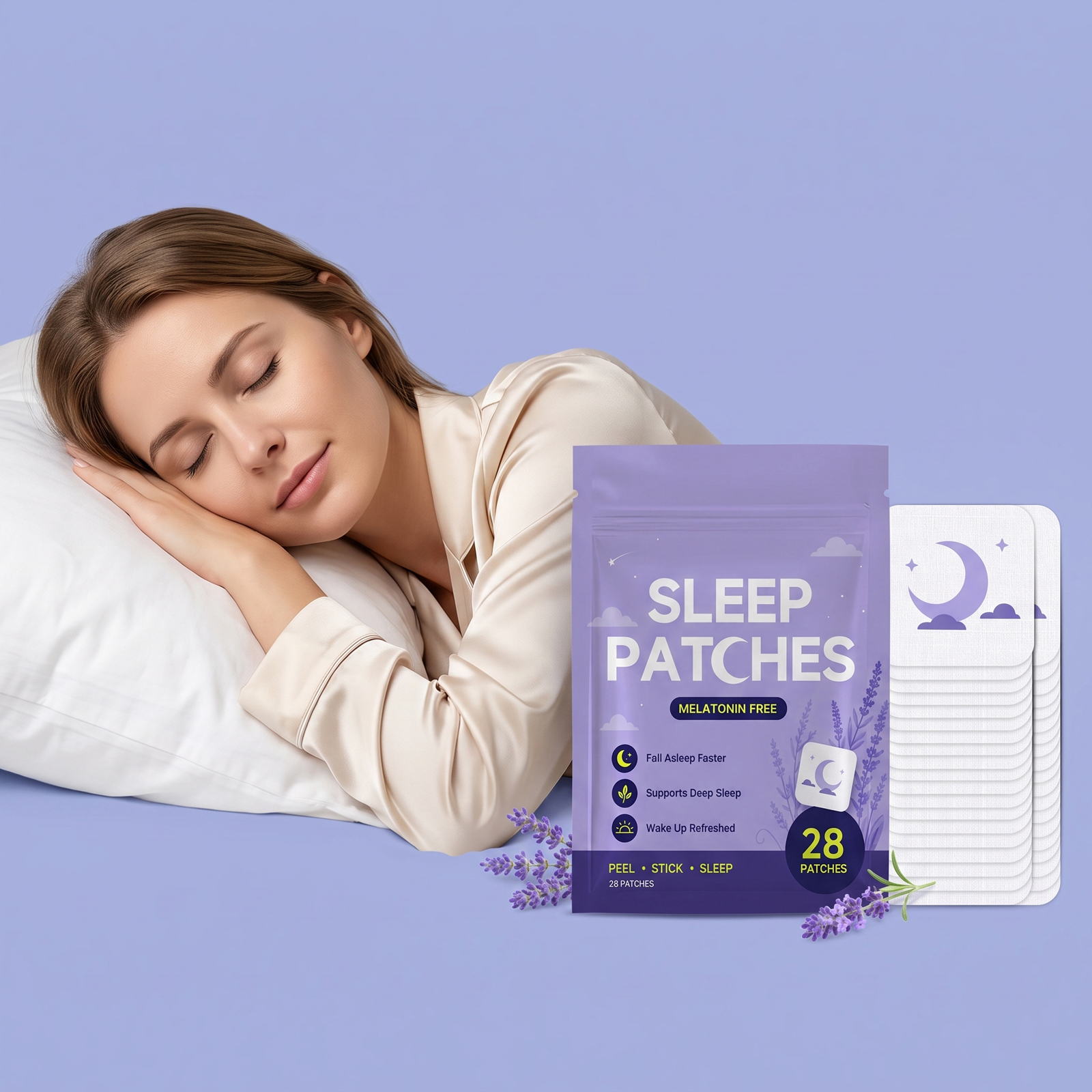 Sleep Patch Gentle Night Care Quiet Sleep State Soft Smooth Skin Friendly Breathable Sleeping Patch