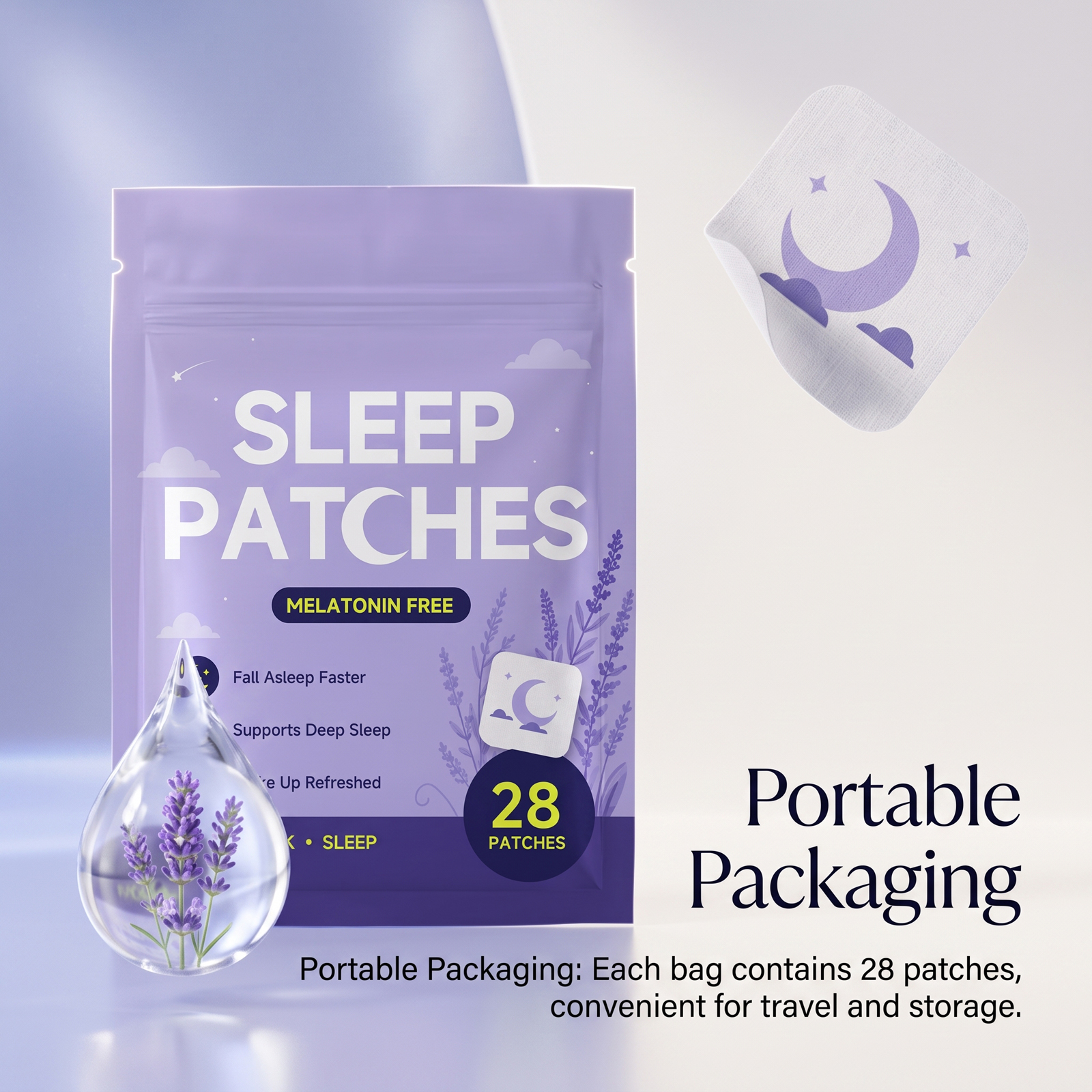 Sleep Patch Gentle Night Care Quiet Sleep State Soft Smooth Skin Friendly Breathable Sleeping Patch