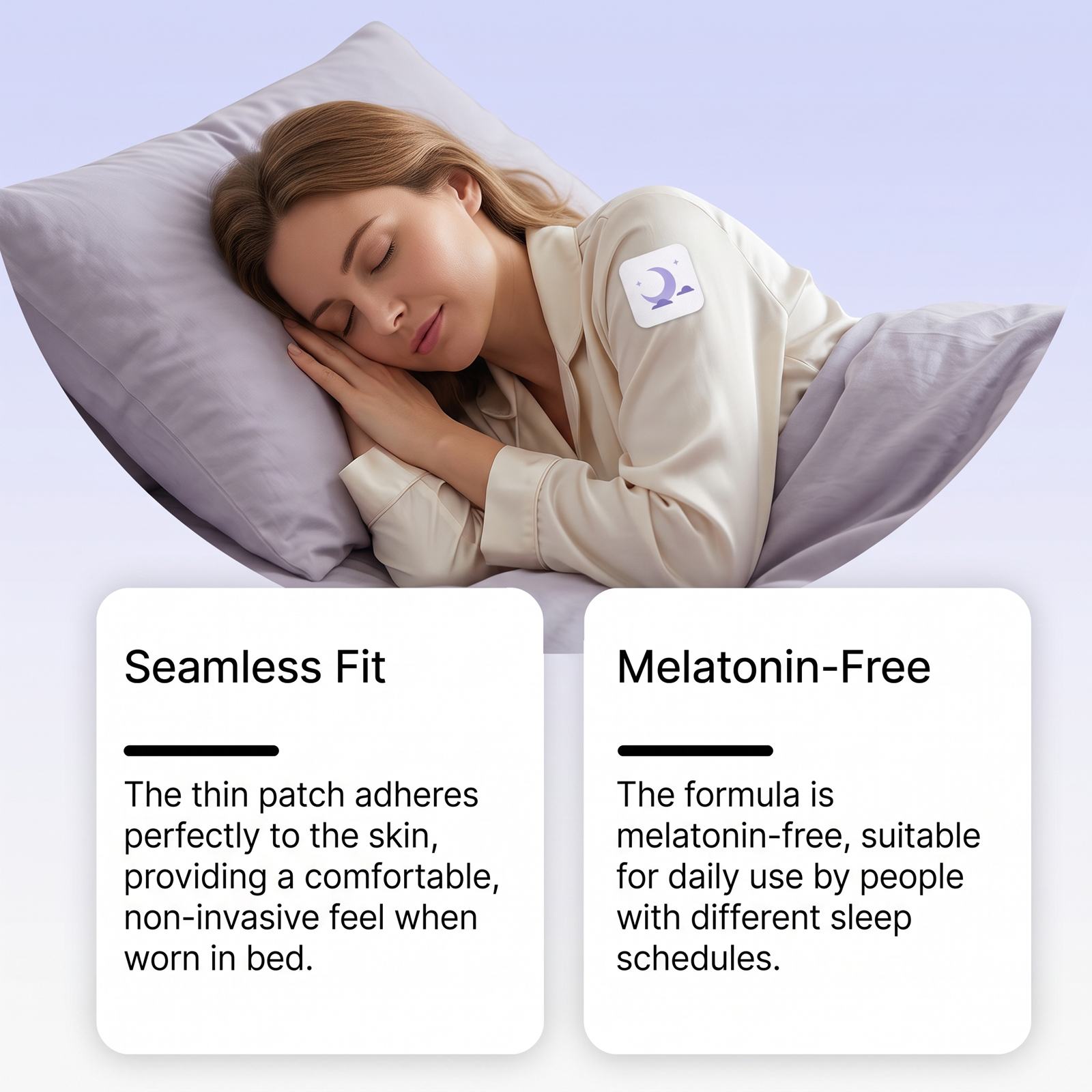 Sleep Patch Gentle Night Care Quiet Sleep State Soft Smooth Skin Friendly Breathable Sleeping Patch