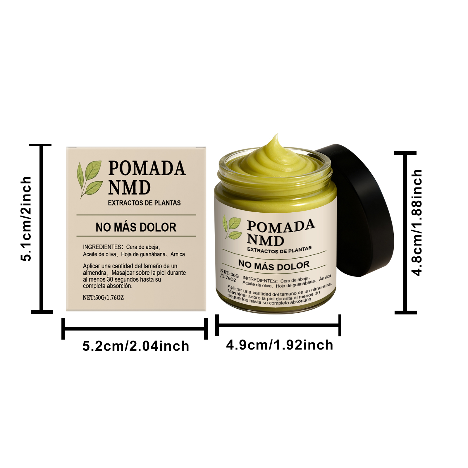 Herbal Body Care Cream Mild Moisturizing Smooth Skin Refreshing Tender Brightening Body Skin