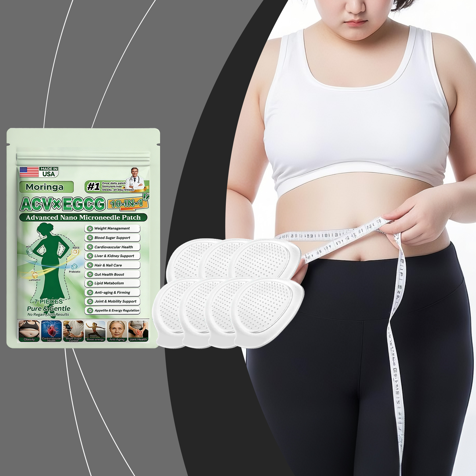 Body Care Patch Soft Material Skin Friendly Mild Daily Lightweight Breathable Cozy Convenient Lazy Use