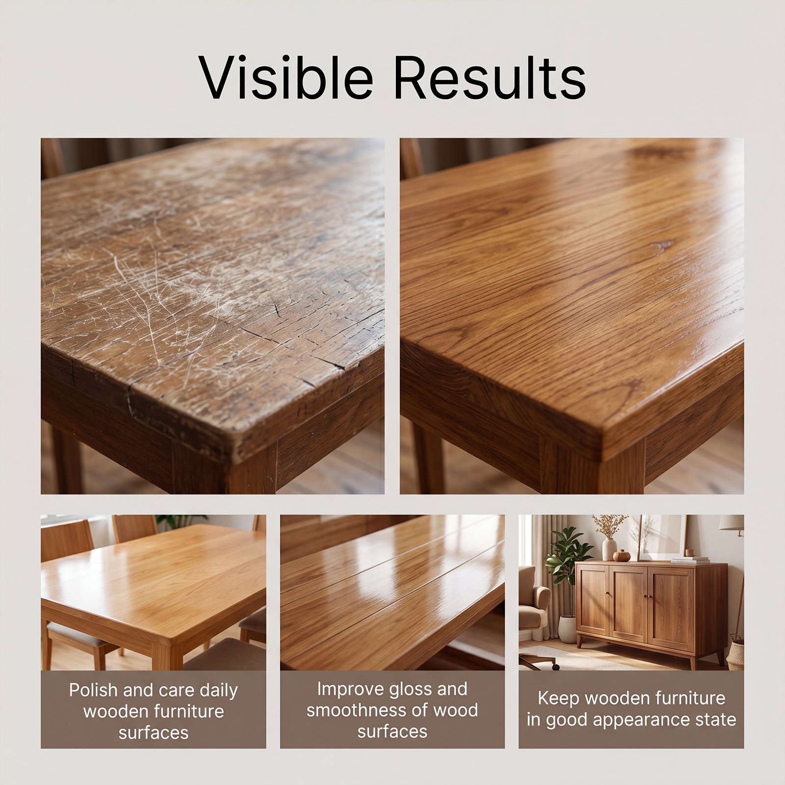 Wood Polishing Beeswax Spray Furniture Surface Renovation Maintenance Brightening Daily Household Convenient Care Agent