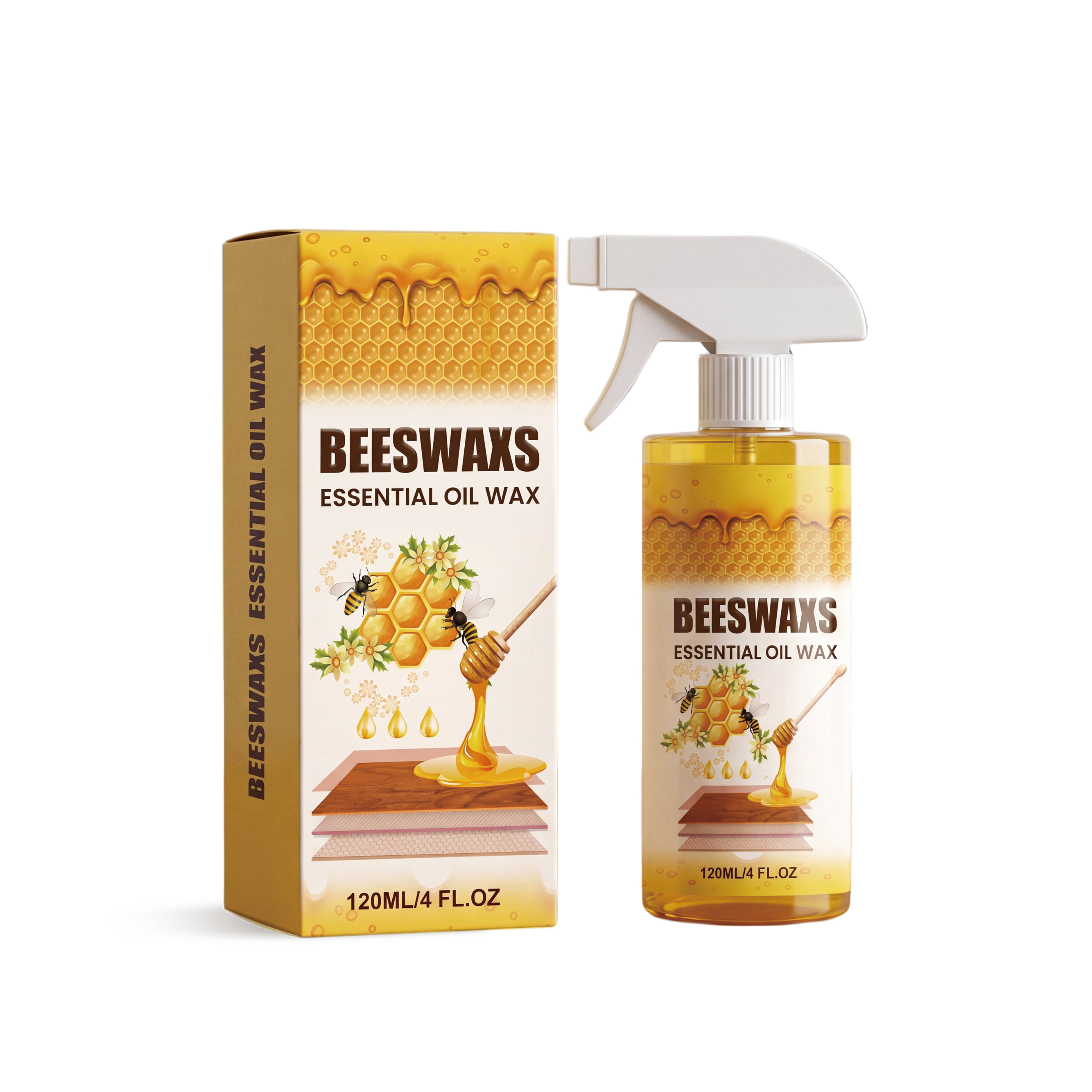 Wood Polishing Beeswax Spray Furniture Surface Renovation Maintenance Brightening Daily Household Convenient Care Agent