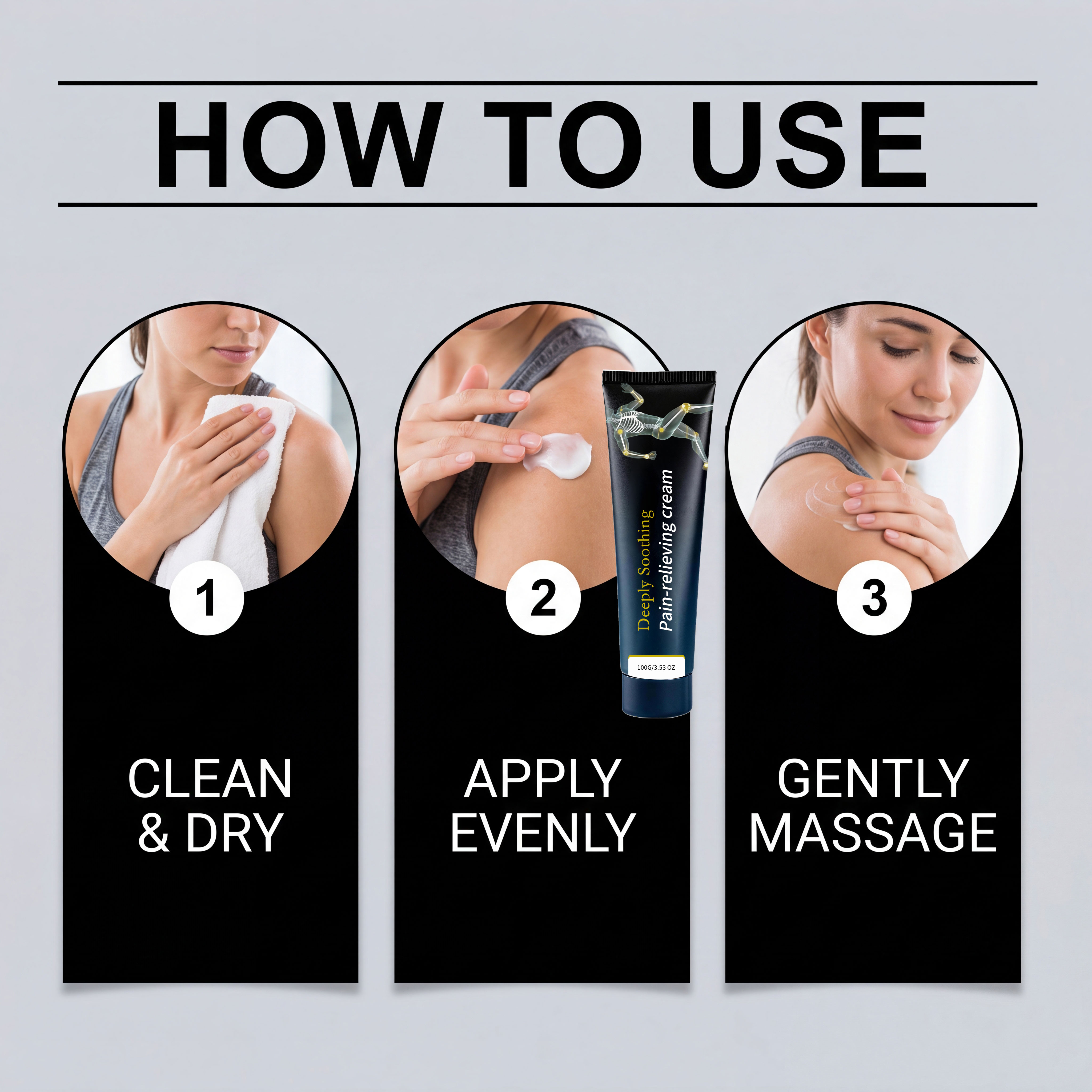 Body Care Cream Comfortably Nourish Gentle Skin Friendly Easy Absorb For Body Joint External Daily Massage Apply
