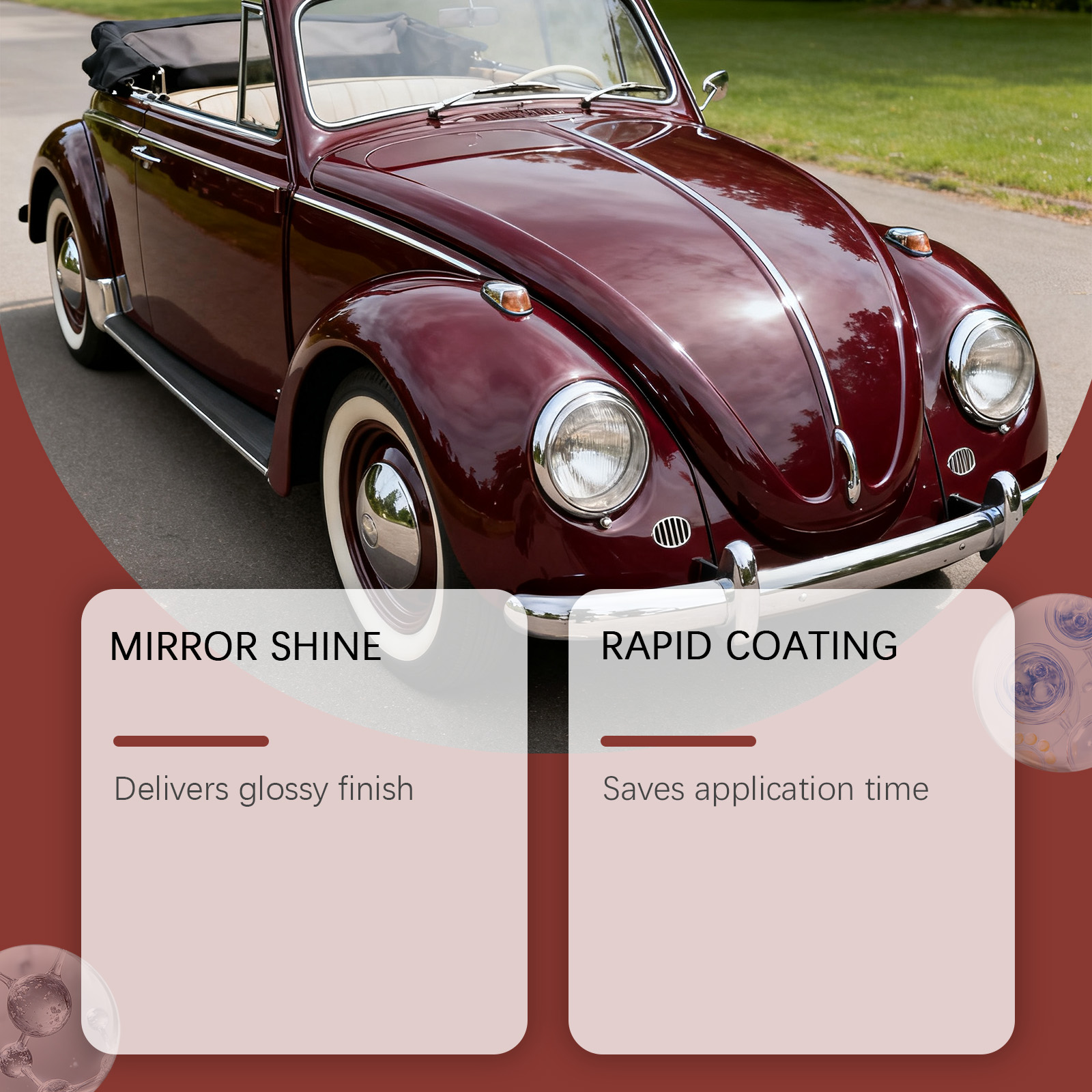 Nano Coating Agent Daily Shiny Easy Clean Maintenance Kit For Automotive Paint Surface Protection