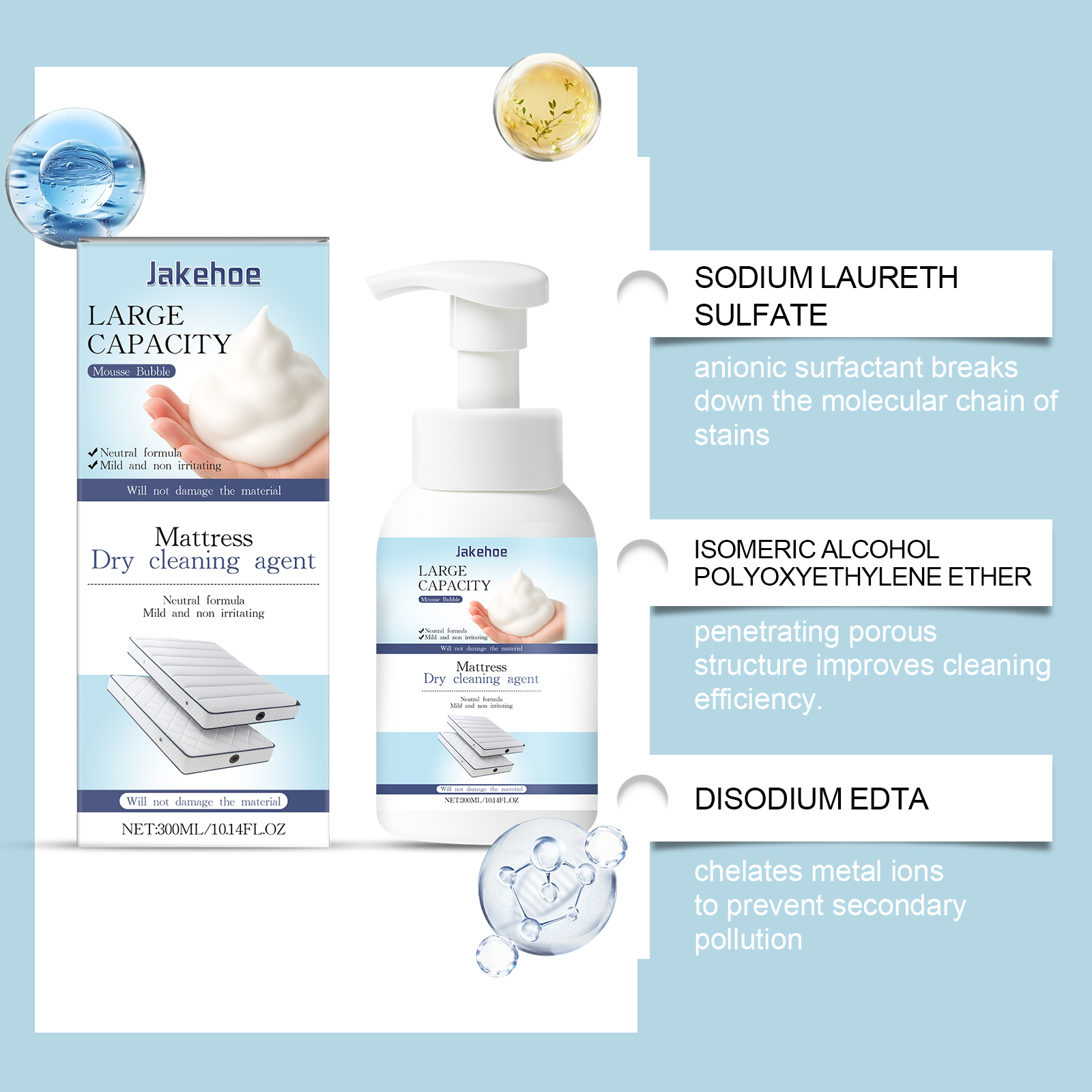 Mattress Cleaner Daily Household Multi functional Care For Stains Dirt On Mattresses And Carpets