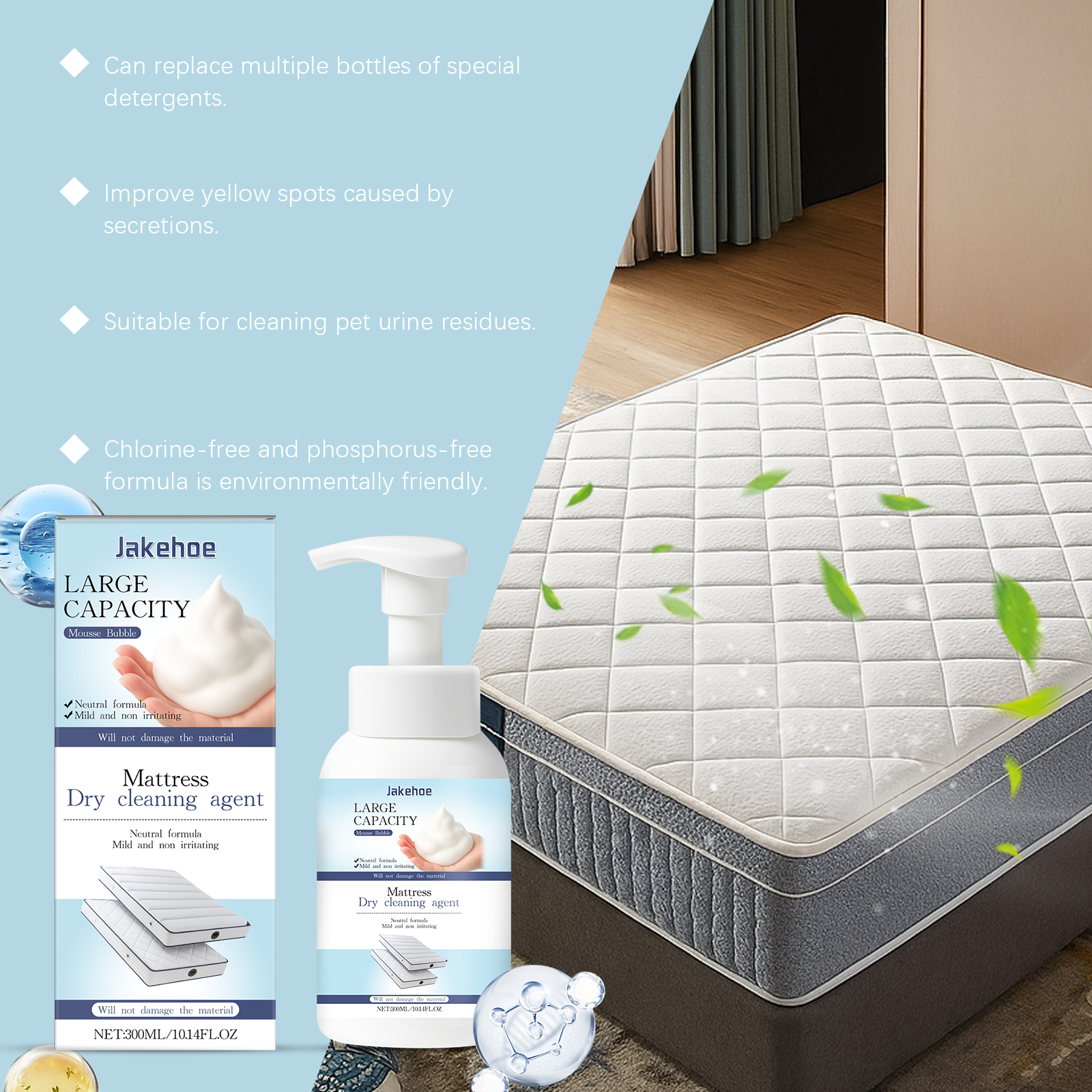 Mattress Cleaner Daily Household Multi functional Care For Stains Dirt On Mattresses And Carpets