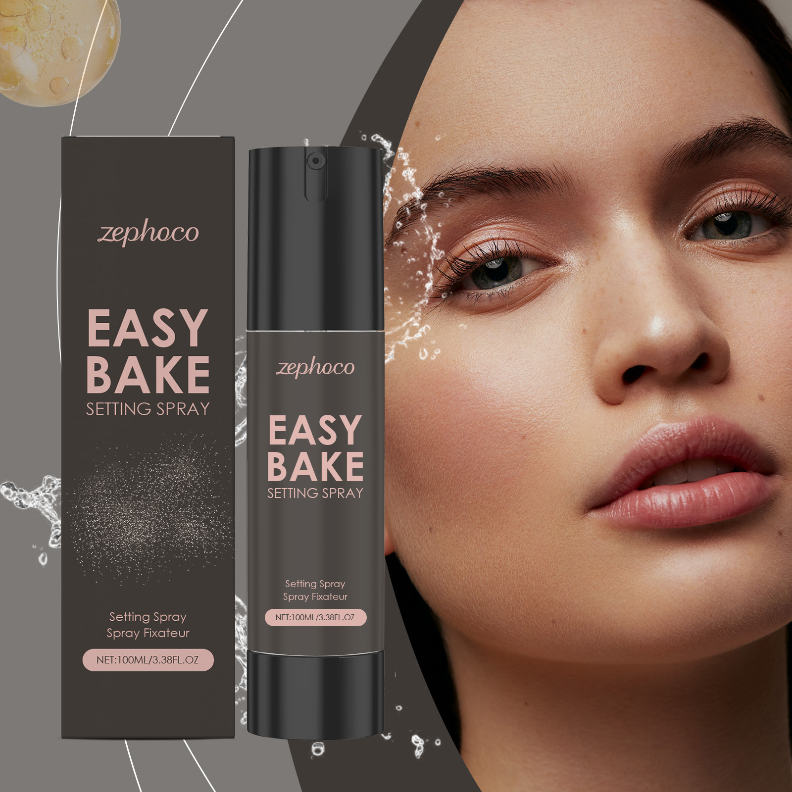 Setting Spray Long Lasting Lock Makeup Deep Moisture Waterproof Stay Natural Light Oil Control Facial