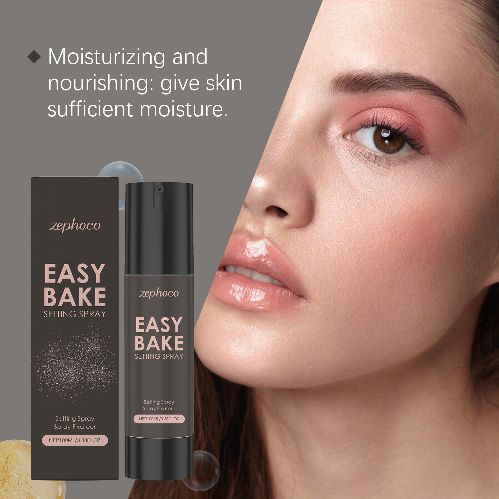 Setting Spray Long Lasting Lock Makeup Deep Moisture Waterproof Stay Natural Light Oil Control Facial