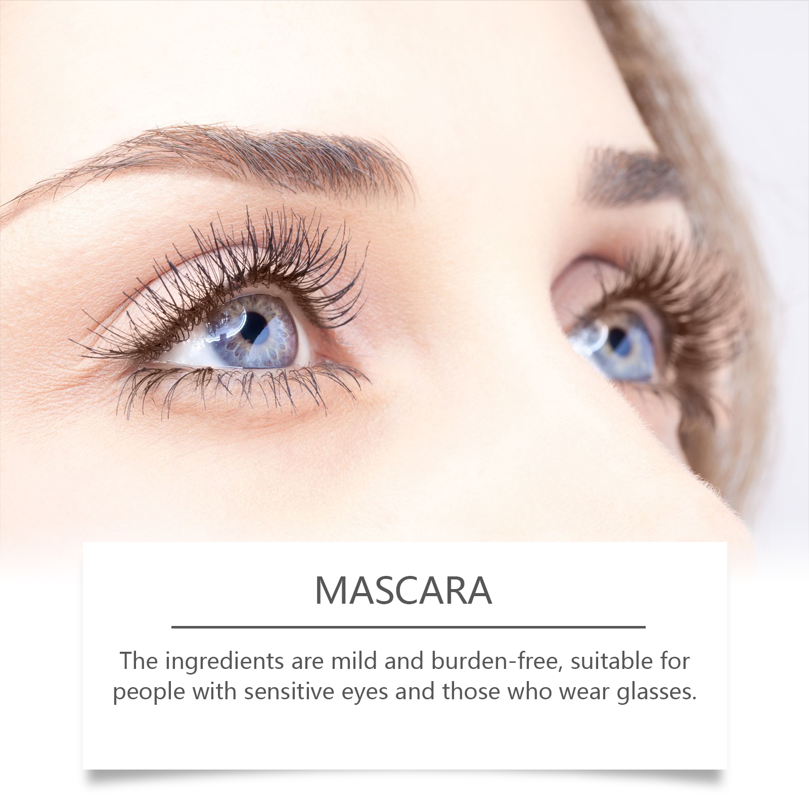 Brown Mascara Lengthening Curling Natural Longlasting Smudgeproof Waterproof Sweatproof Eye Makeup Cosmetic