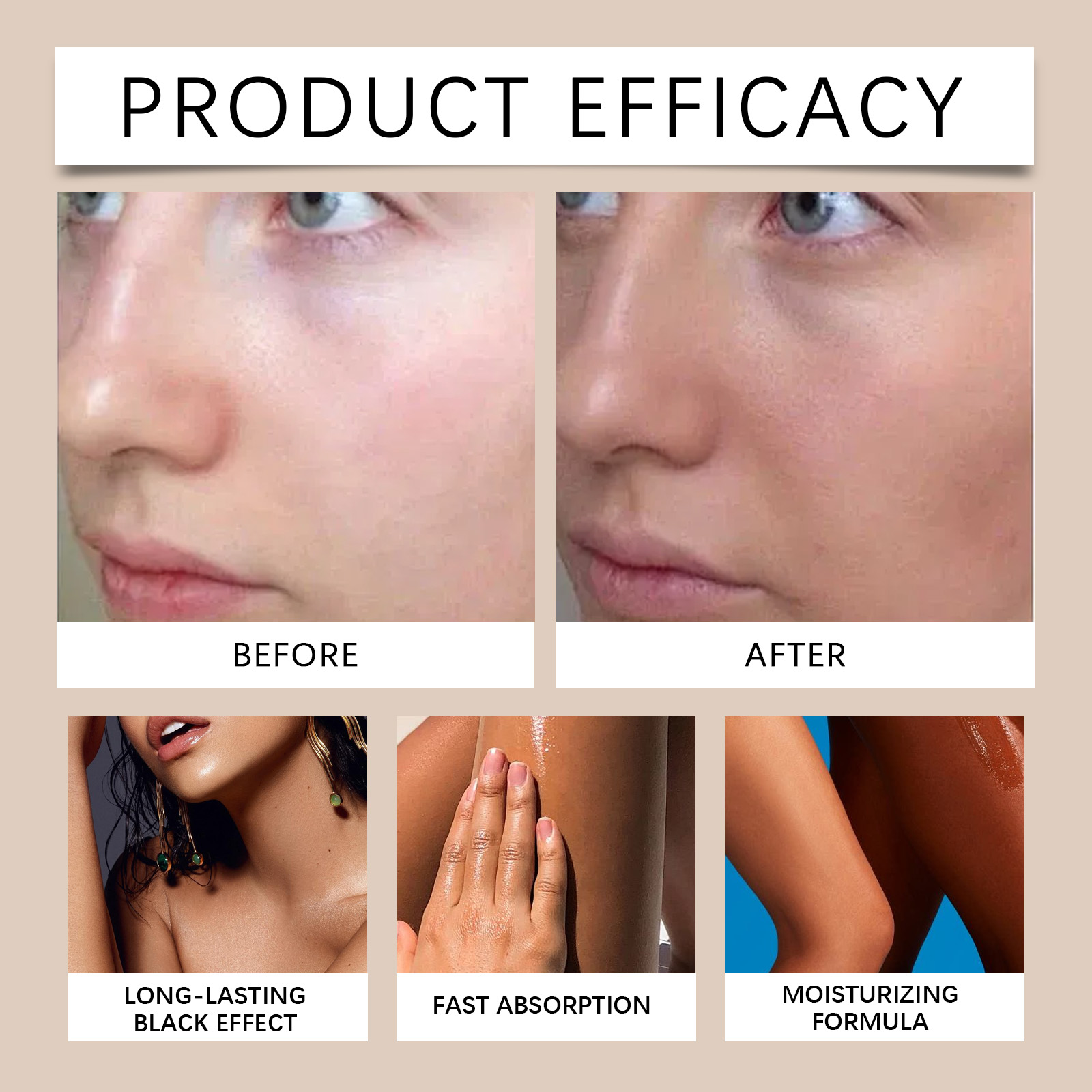 Sunless Self Tanning Cream Gentle Summer Outdoor Soft Glowing Moisturizing Nourishing Skin Bronzing Lotion