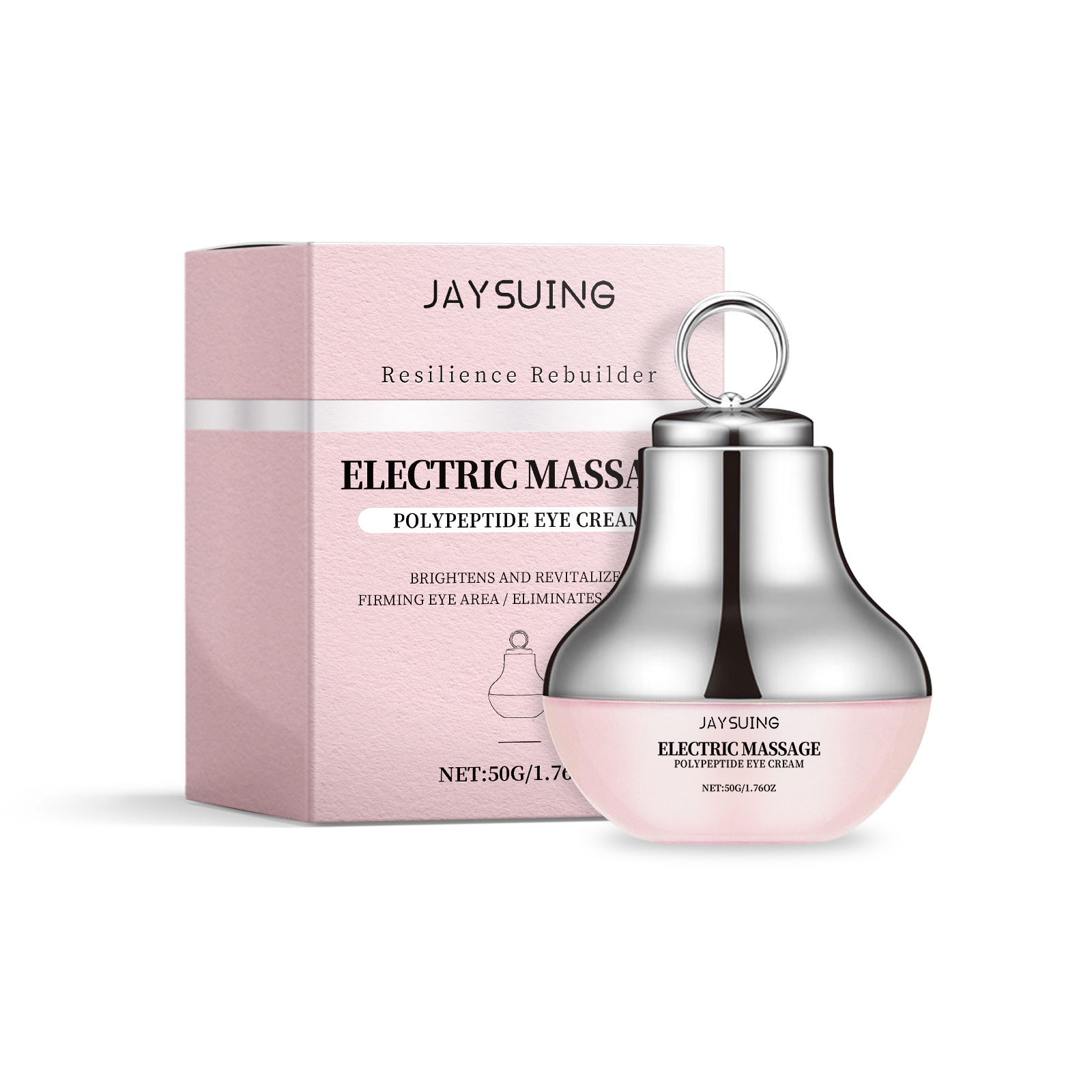 Electric Firming Eye Cream With Massage Roller For Lifting Hydrating Fine Lines Under Eye Care 15g