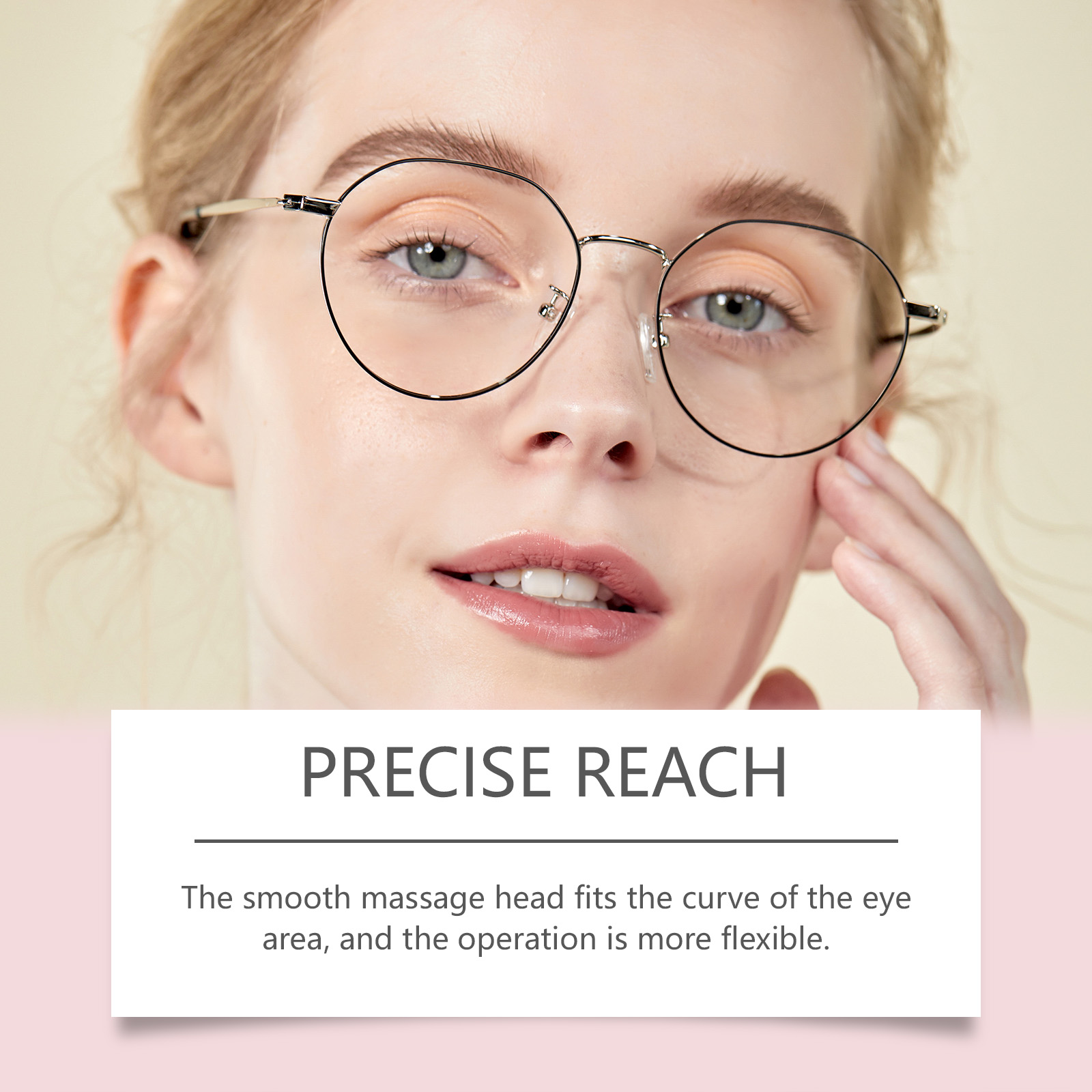 Electric Firming Eye Cream With Massage Roller For Lifting Hydrating Fine Lines Under Eye Care 15g