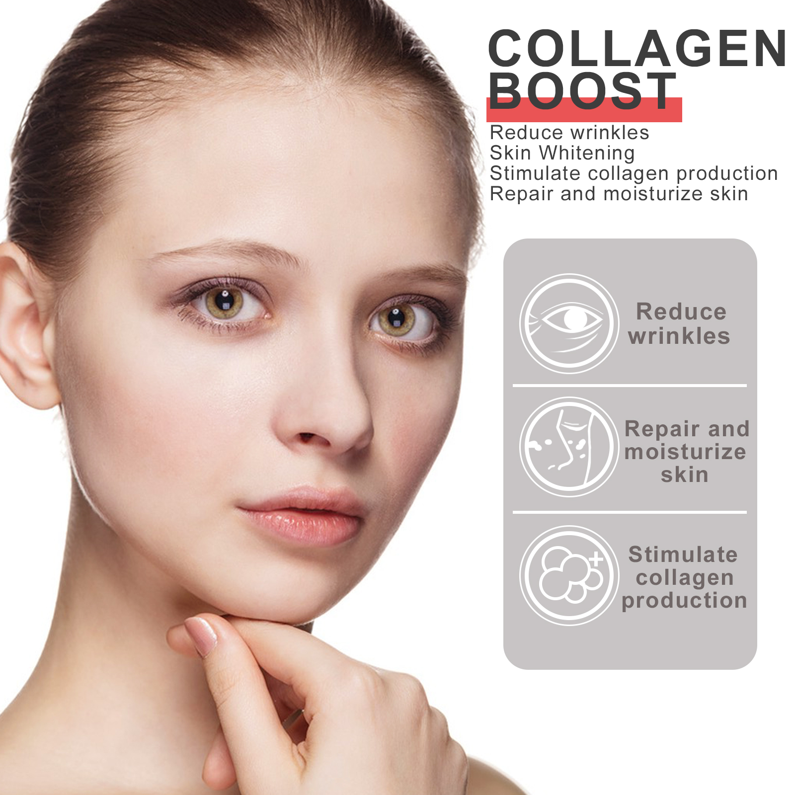 Collagen Boost Face Serum Anti-Ageing Firming Wrinkle Reducing Hydrating Serum