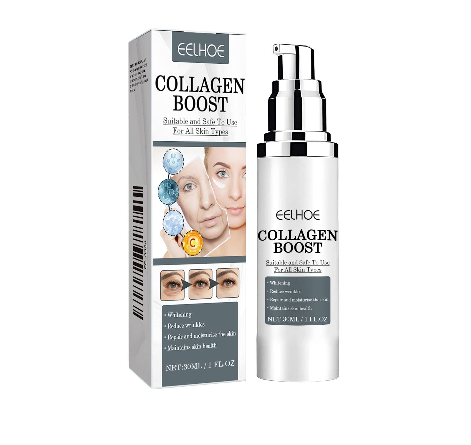 Collagen Boost Face Serum Anti-Ageing Firming Wrinkle Reducing Hydrating Serum