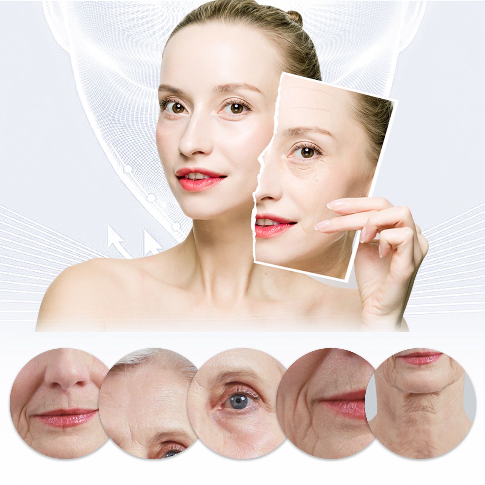 Collagen Eye Mask Crystal Hydrating Firming For Dark Circles Puffiness And Fine Lines Daily Eye Care