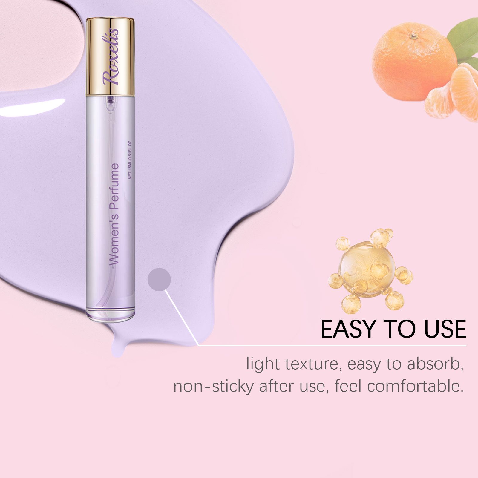 Fresh Perfume Spray Woody Rose Long Lasting Portable For Daily Wear