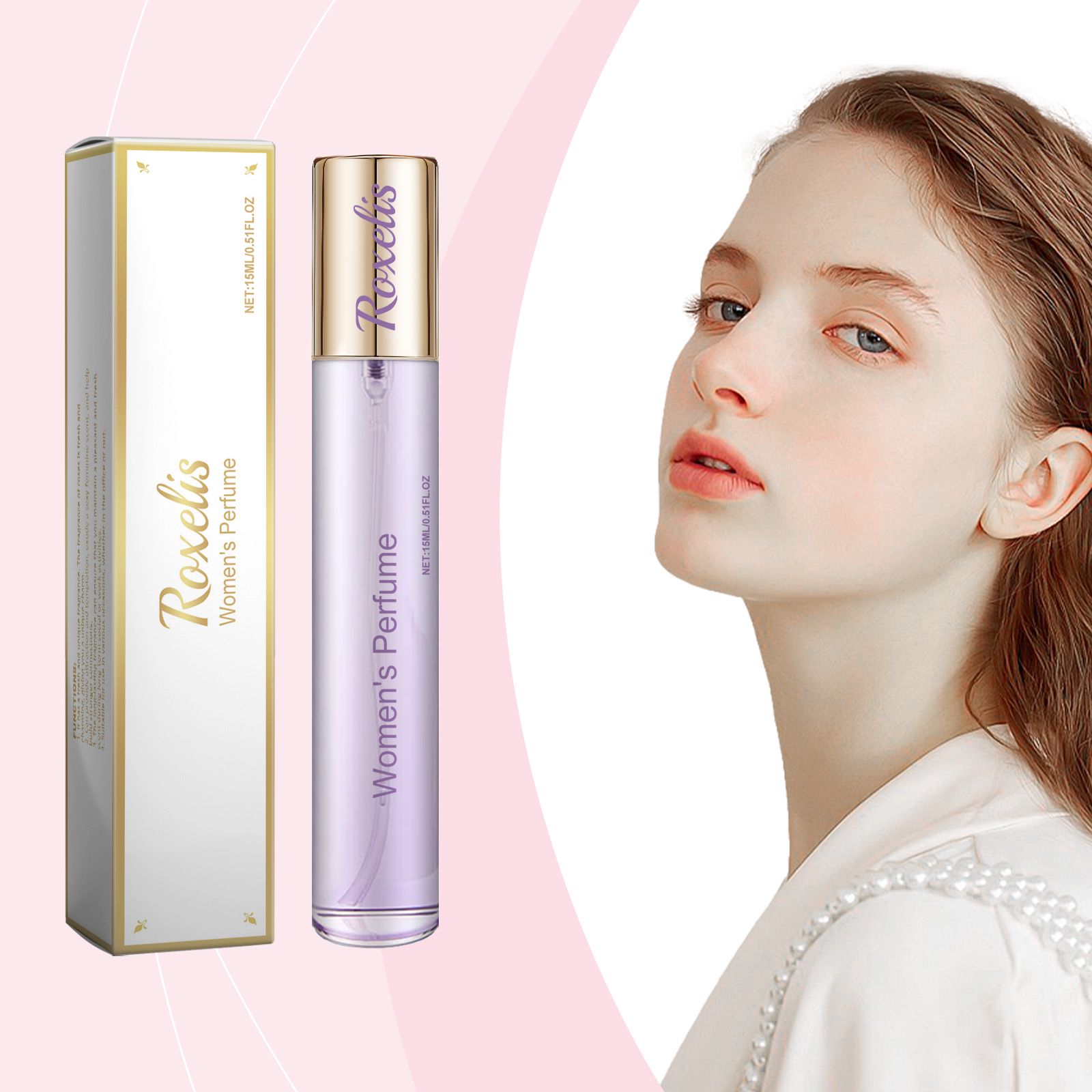 Fresh Perfume Spray Woody Rose Long Lasting Portable For Daily Wear