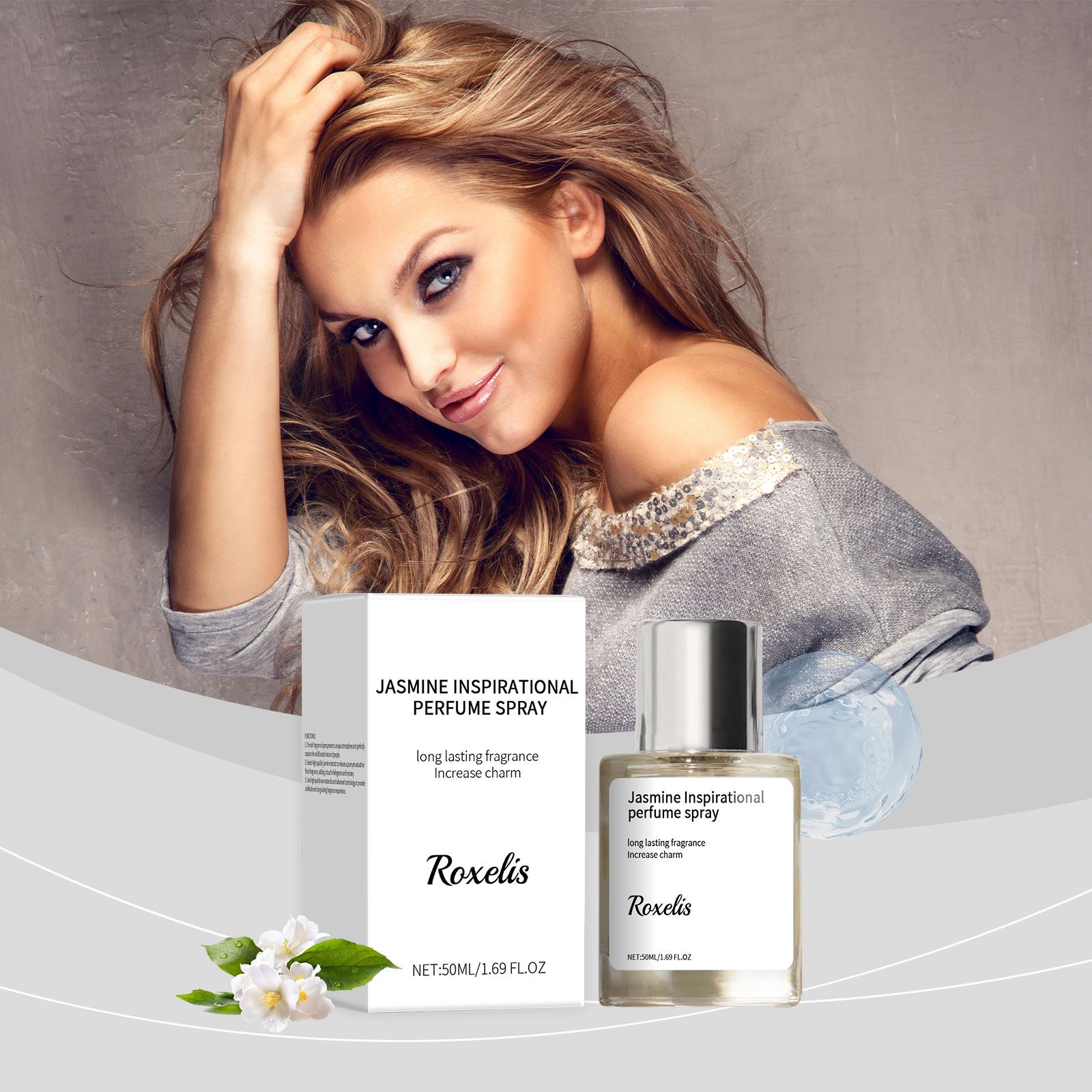 Jasmine Inspiring Perfume Spray Fresh Floral Fruity Long Lasting For Daily Wear