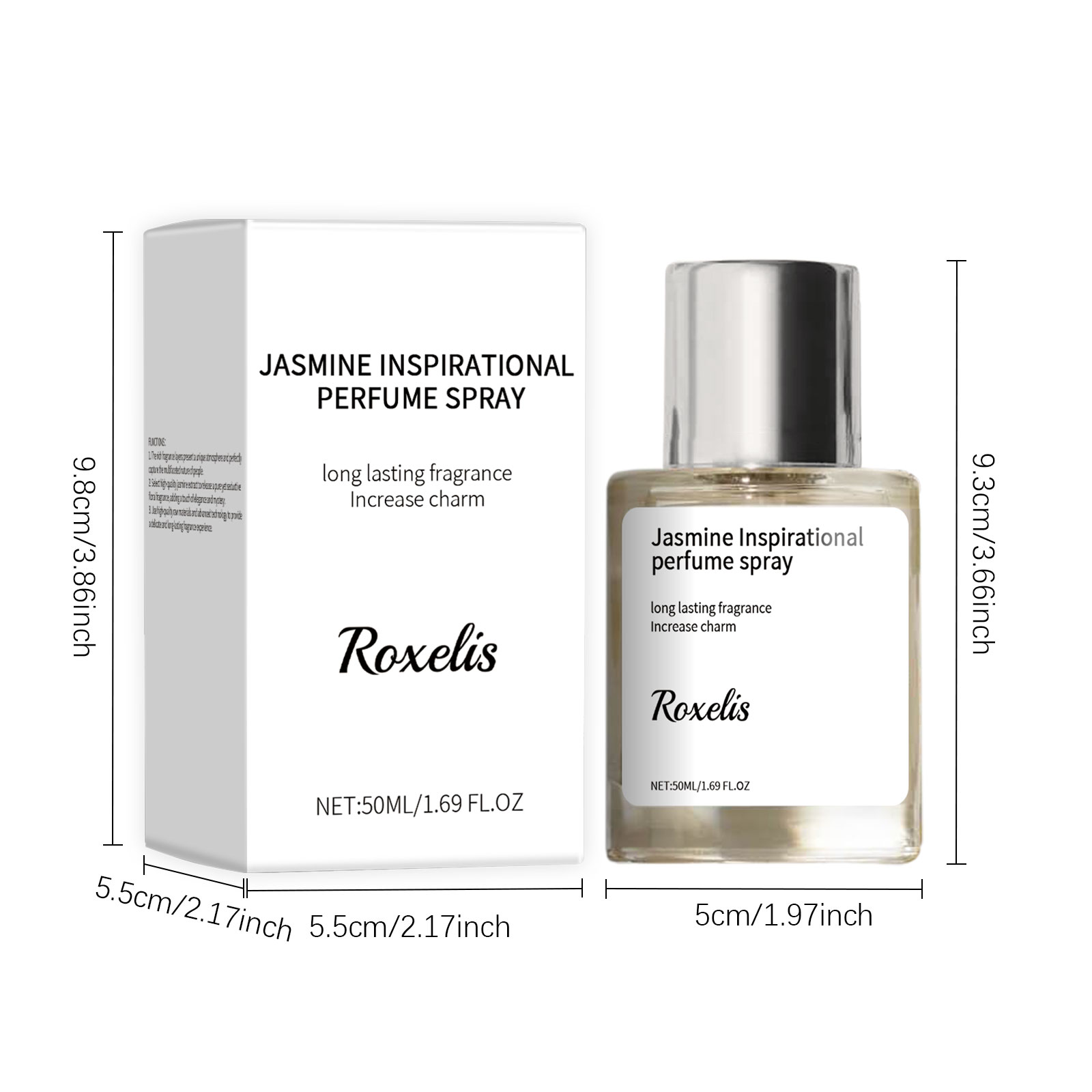 Jasmine Inspiring Perfume Spray Fresh Floral Fruity Long Lasting For Daily Wear