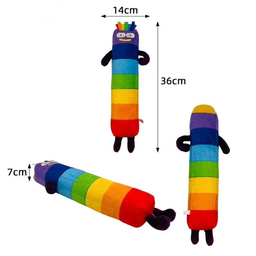 (Digital Set) Numberblocks Plush Toy Math Primer Study New