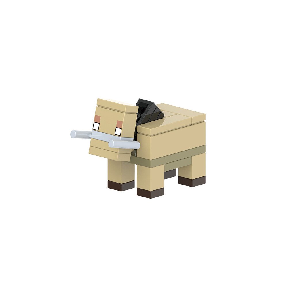 Minecraft Minifigure Building Blocks Toys Game Character Alpaca Skeleton Horse Ender Dragon Minifigures Kits 8PCS Mini Action Stitching Toy Collection Display Toy Suitable for Boys and Girls Birthday Gifts