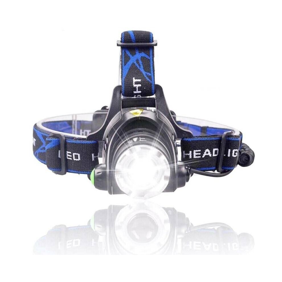 Zoom Headlamp 90000LM Rechargeable T6 LED Headlight Flashlights Outdoor Fish