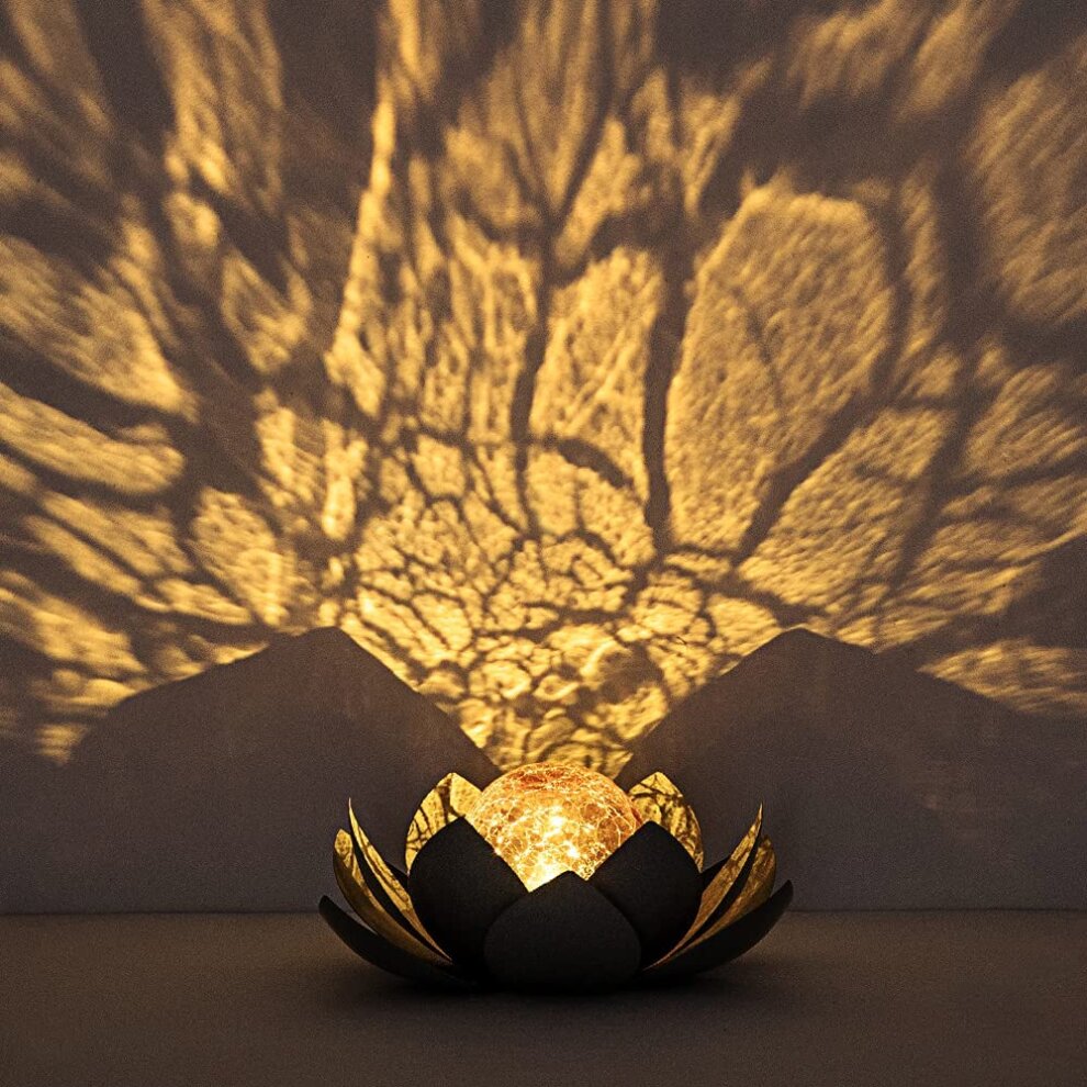Solar Lights Outdoor Garden Lotus Decoration Waterproof Patio Lawn