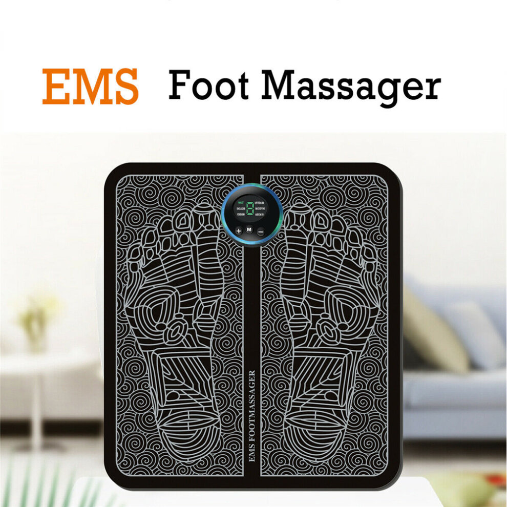 EMS Leg Reshaping Foot Massager Mat Pad Blood Muscle Relief Pain New