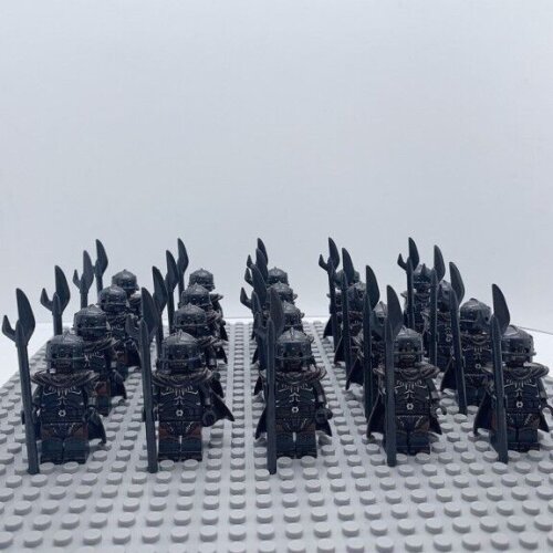 Game of Thrones Building Block Minifigures Toys with Base Fit Lego 21Pcs Actions Figures Set Ancient Military Soldier Weapon Model Toys Kits Unique Halloween Toy Gift for Kids Fans Movie Collectibles Desktop Decoration