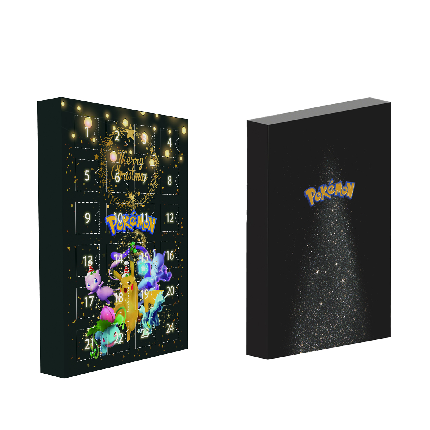 Pokemon Christmas Advent Calendar Box 24 PCS Action Figure Toys Anime Figure Children Toys 24 Days Xmas Countdown Gifts for Kids Boys and Girls