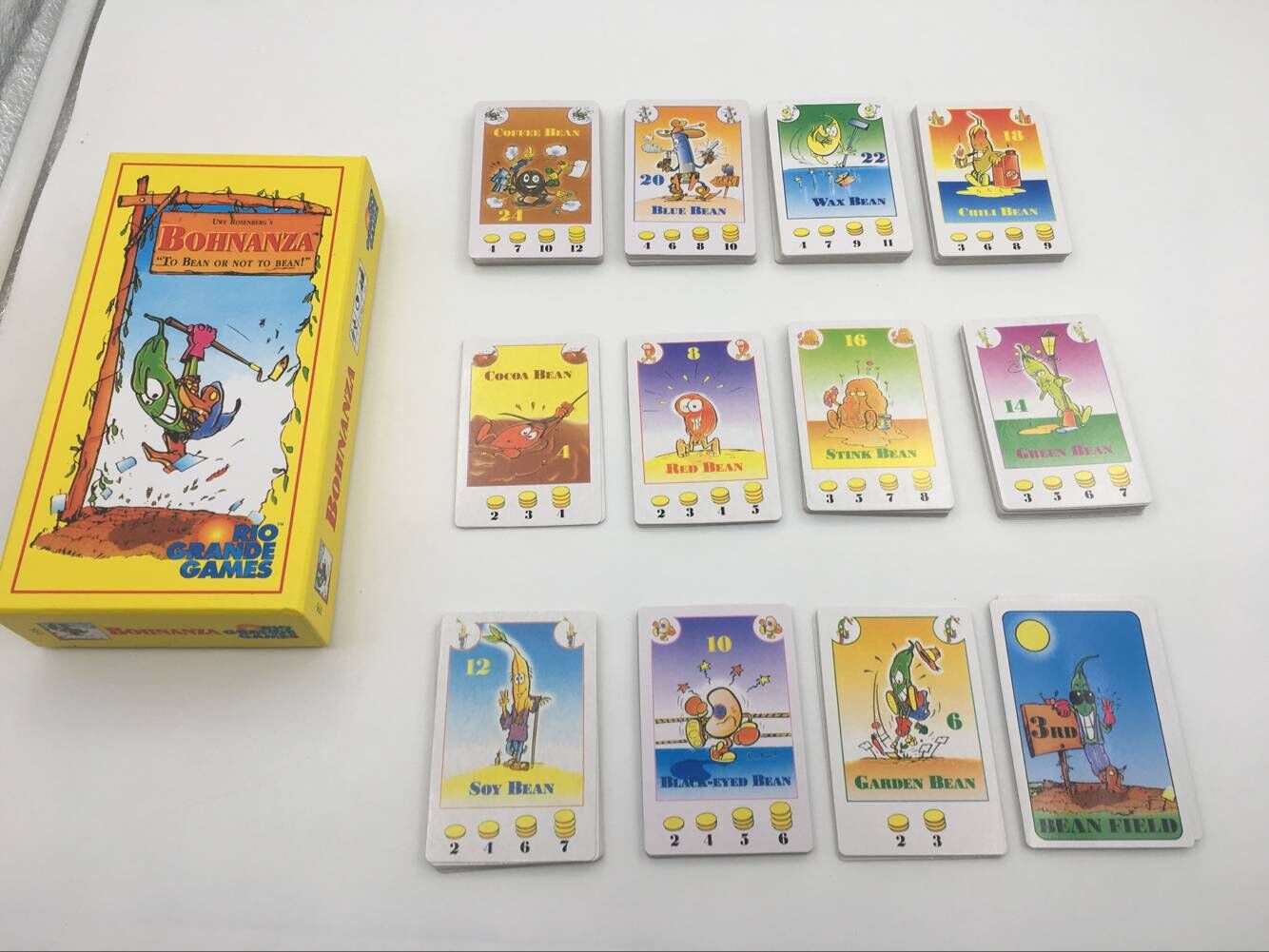 Bohnanza Board Game The Seed of Beans Gold English Version Playing Card Game Party Toys For Kids